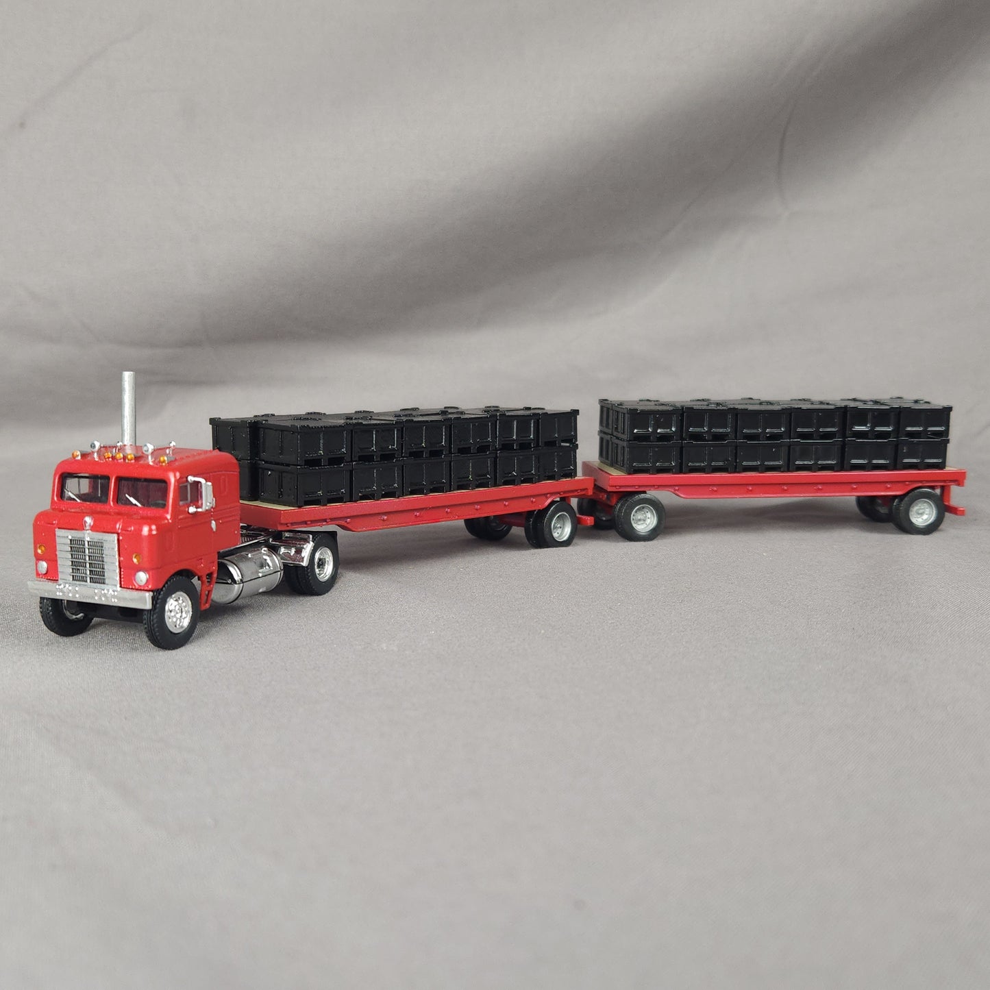 Custom HO Scale 1:87 Brekina Kenworth Bullnose Grape Vineyard Hauling Truck