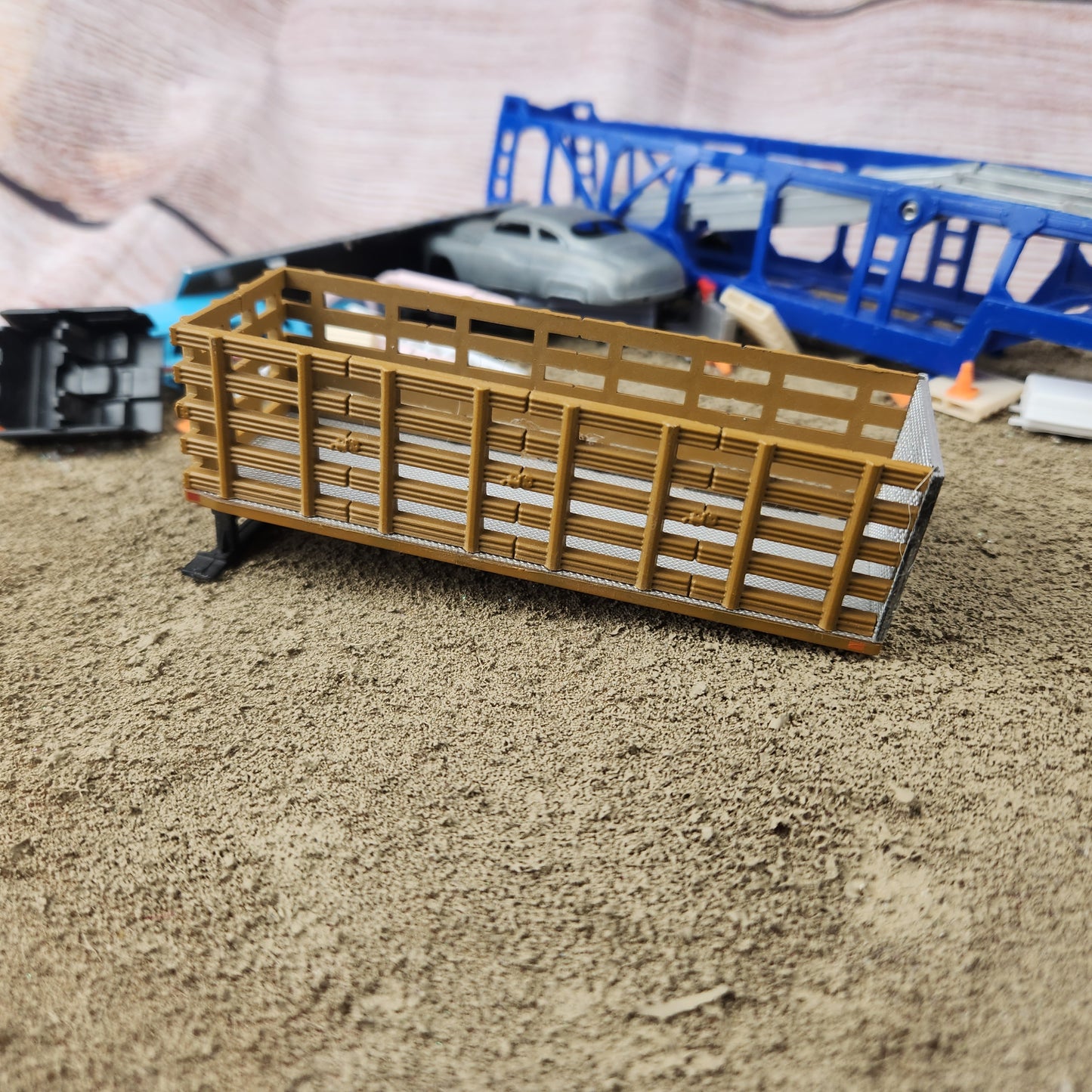 1:64 Greenlight Medium Duty Stake Body Truck Bed