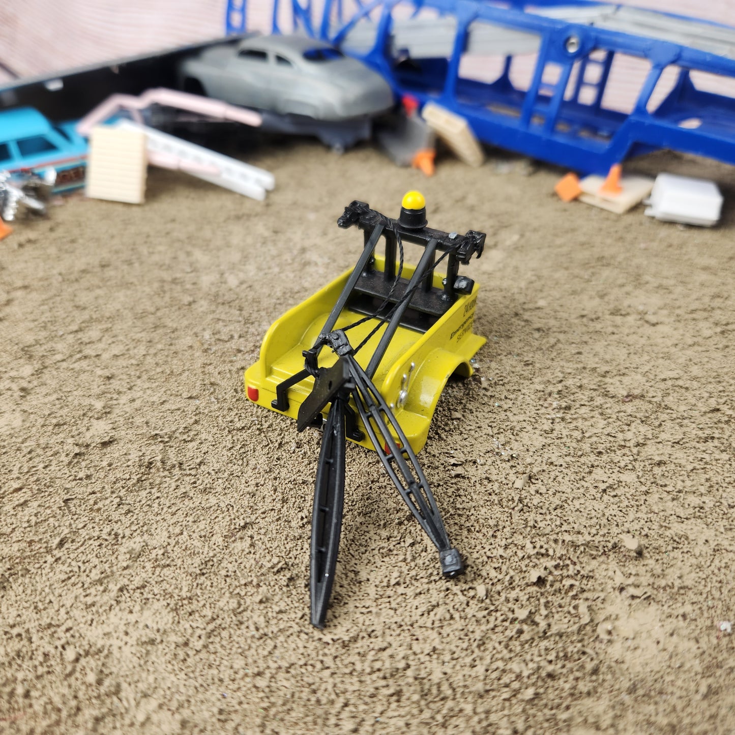 1:64 M2 Machines 1970 Ford C-600 Wrecker Tow Truck Body Bed Yellow
