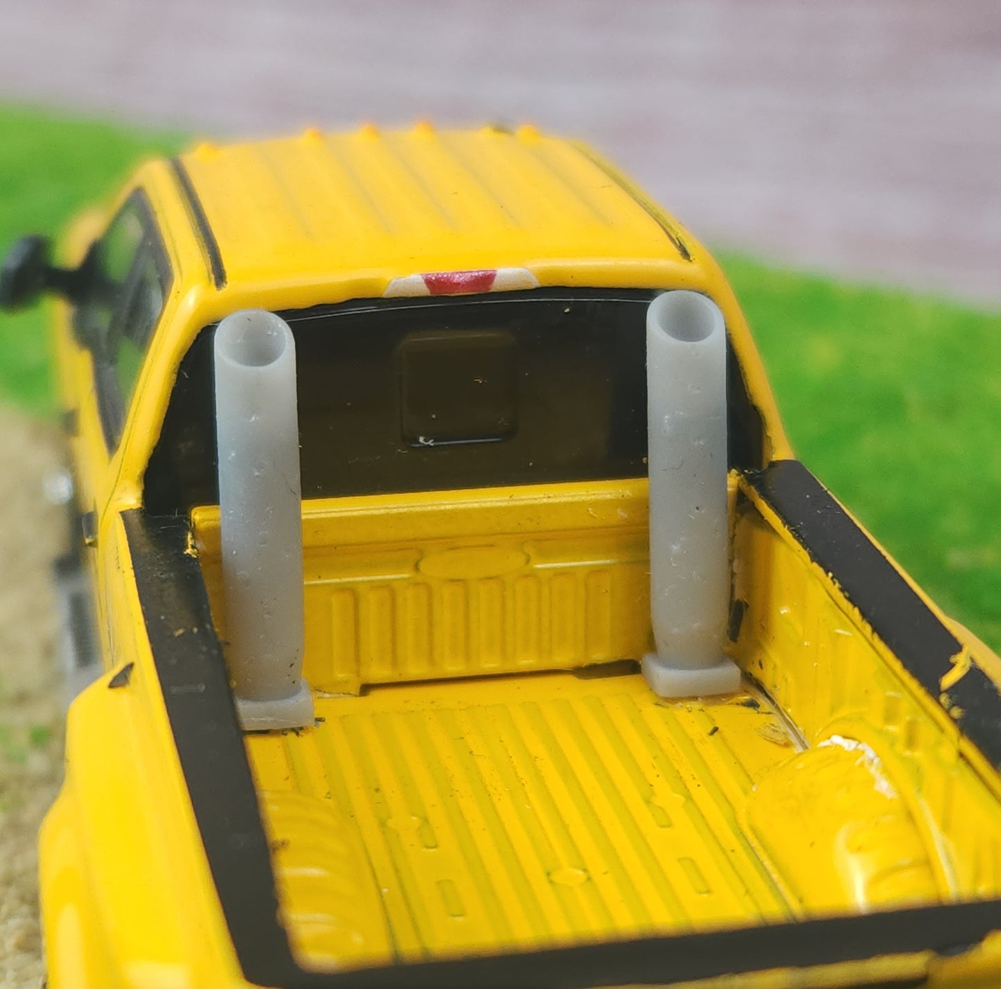 1:64 Scale 3D Printed Pickup 8" Diesel Exhaust Stacks Miter Cut Pair of 2