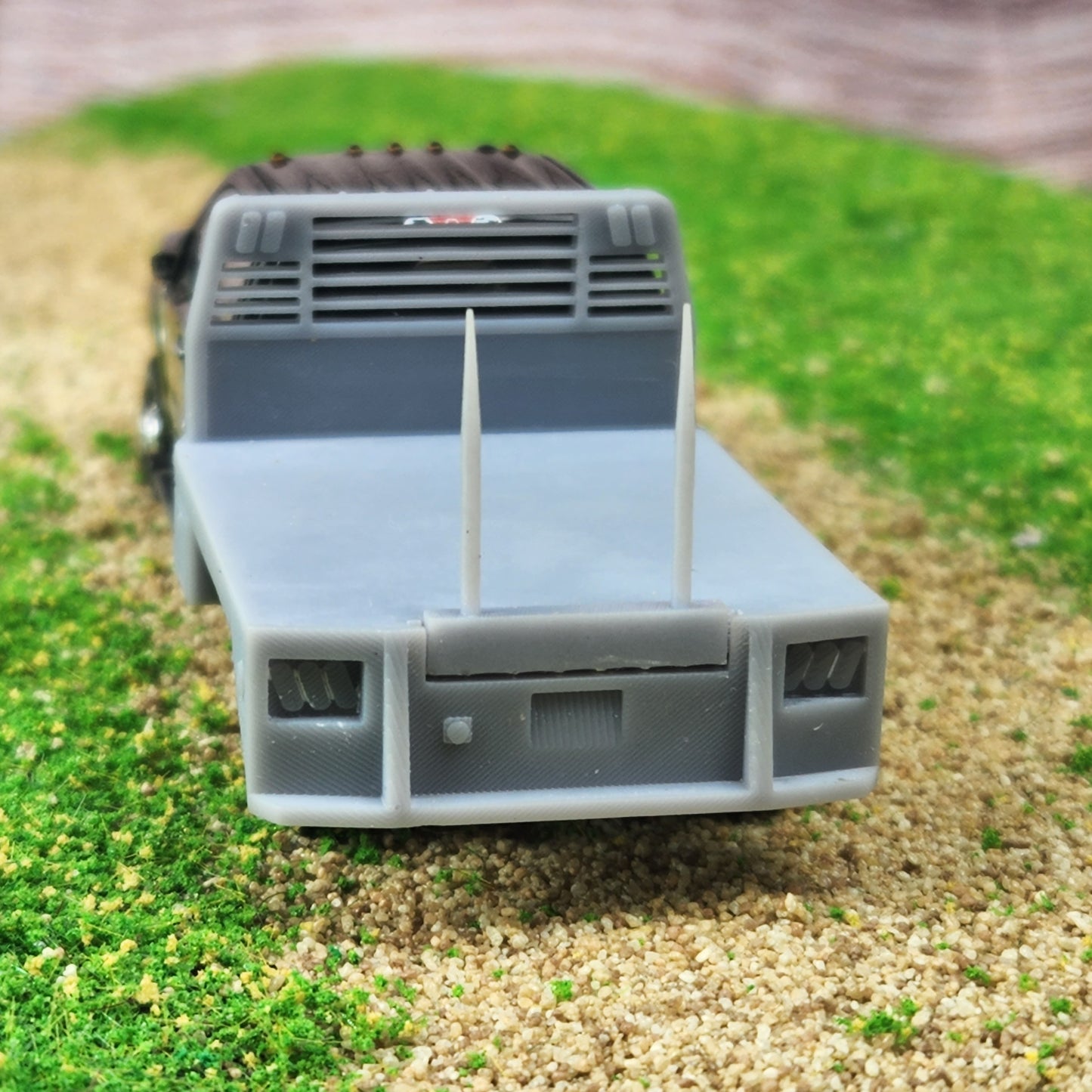 1:64 Scale 3D Printed SRW Flatbed Adjustable Bale Spike Truck Body