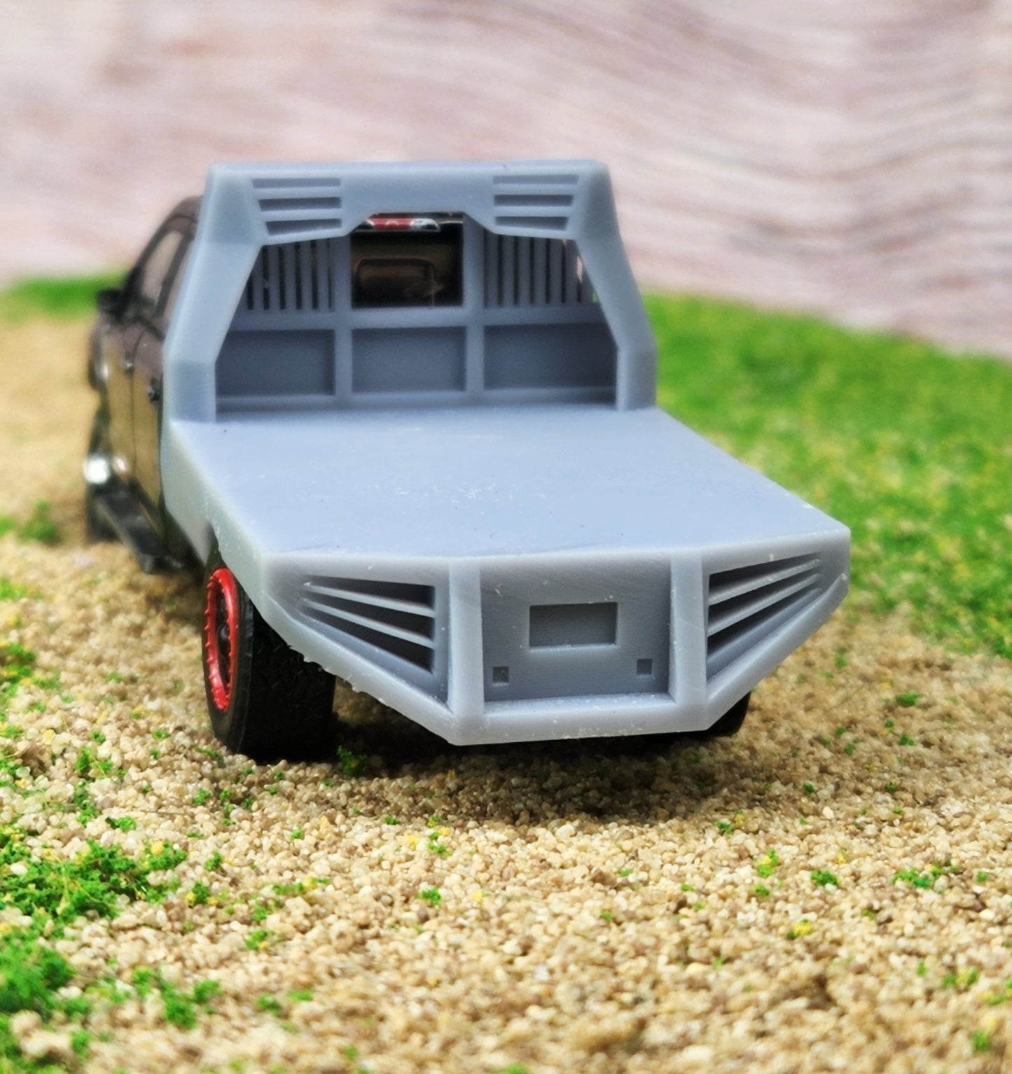 1:64 Scale 3D Printed SRW Flatbed Truck Body V2 Custom