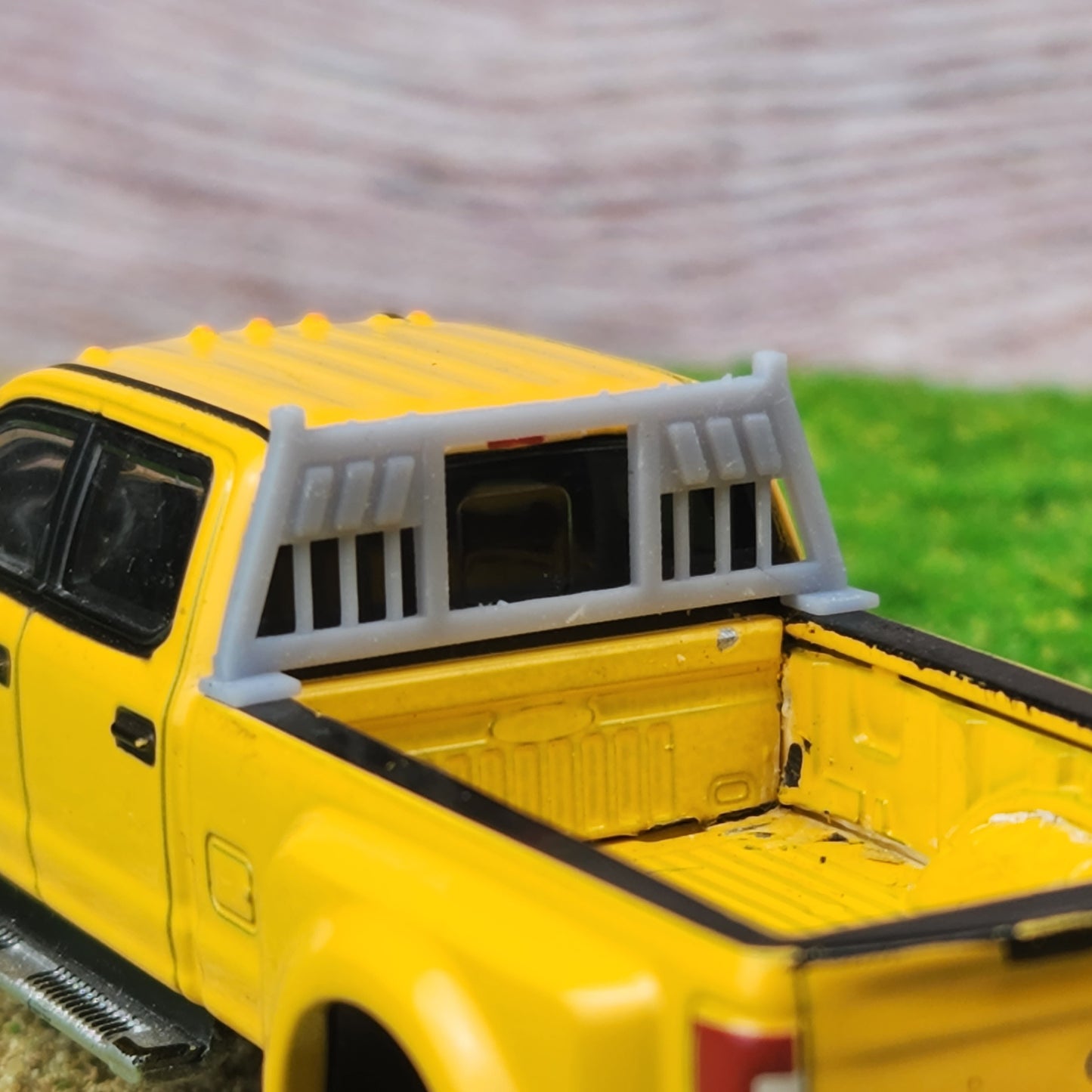 1:64 Scale 3D Printed Pickup Truck Back Rack V2