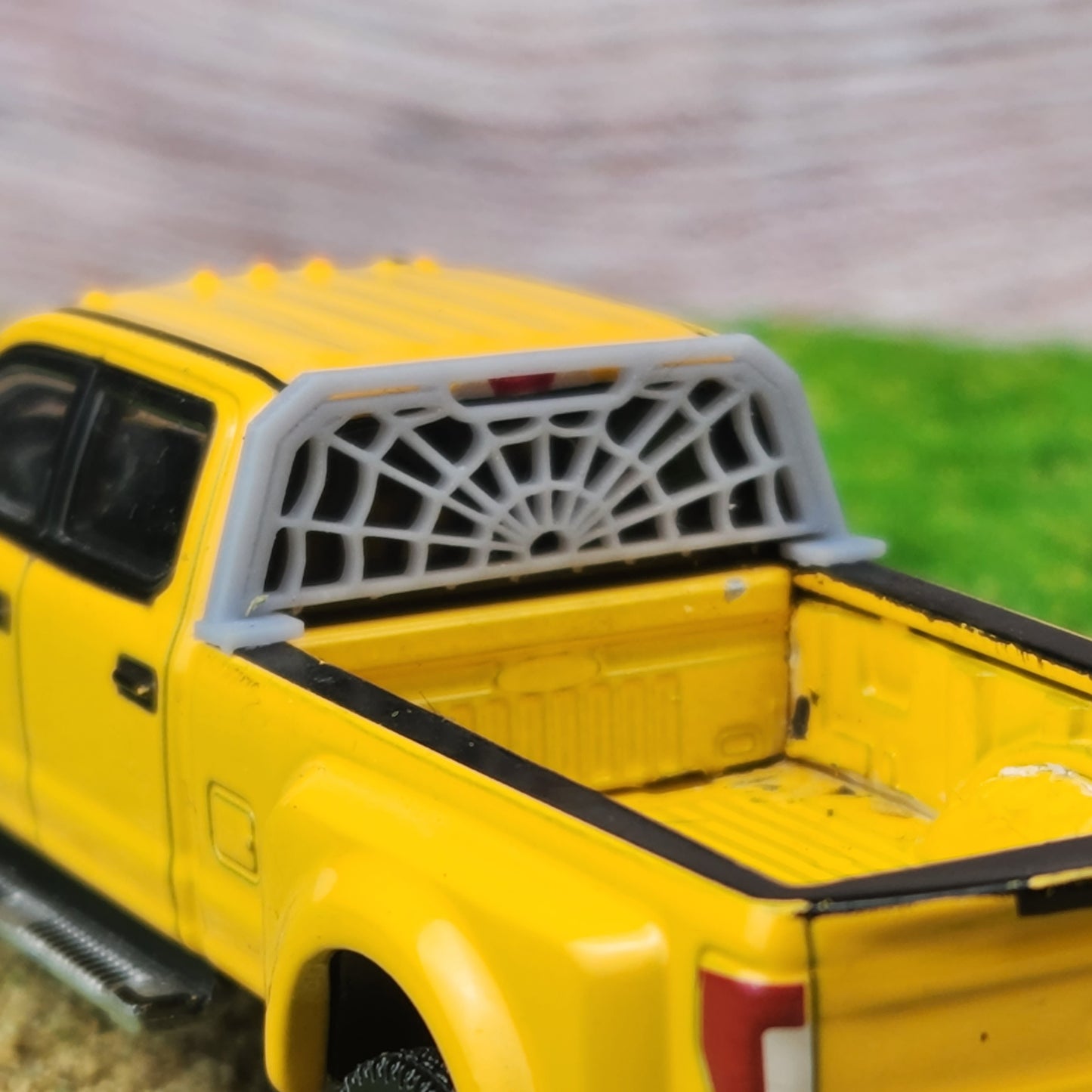 1:64 3D Printed Pickup Truck Spider Web Headache Rack