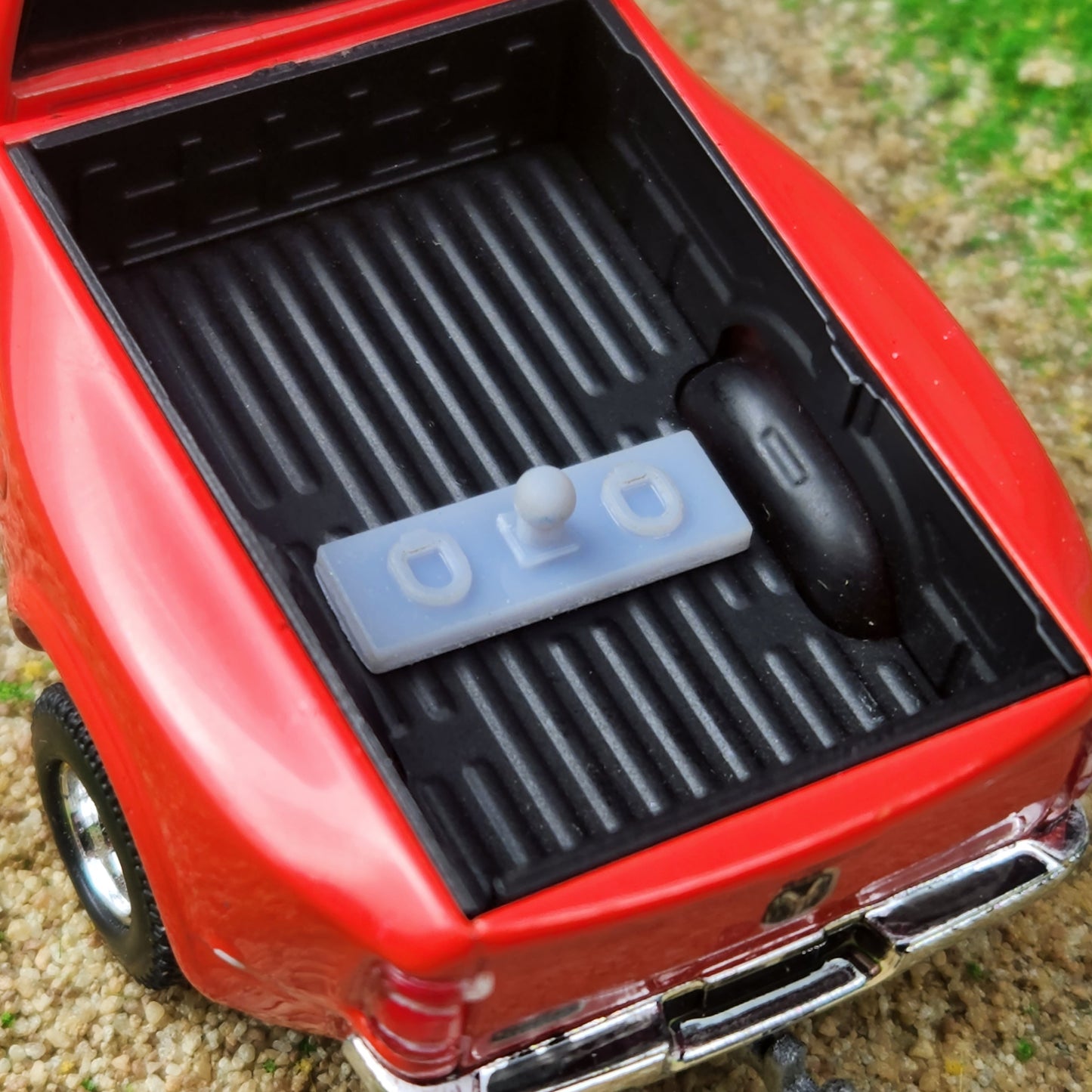 1:64 Scale 3D Printed Pickup Truck Gooseneck 5th Wheel Hitch