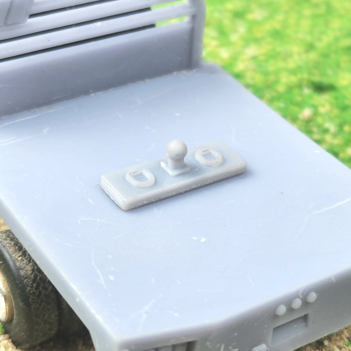 1:64 Scale 3D Printed Pickup Truck Gooseneck 5th Wheel Hitch