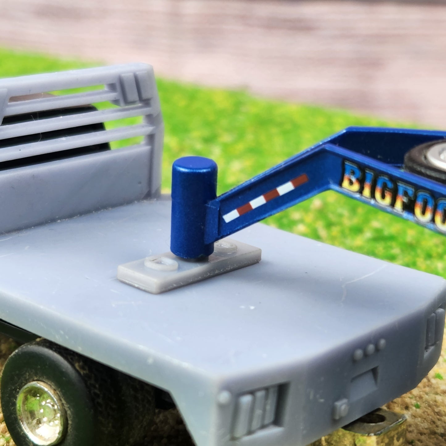 1:64 Scale 3D Printed Pickup Truck Gooseneck 5th Wheel Hitch