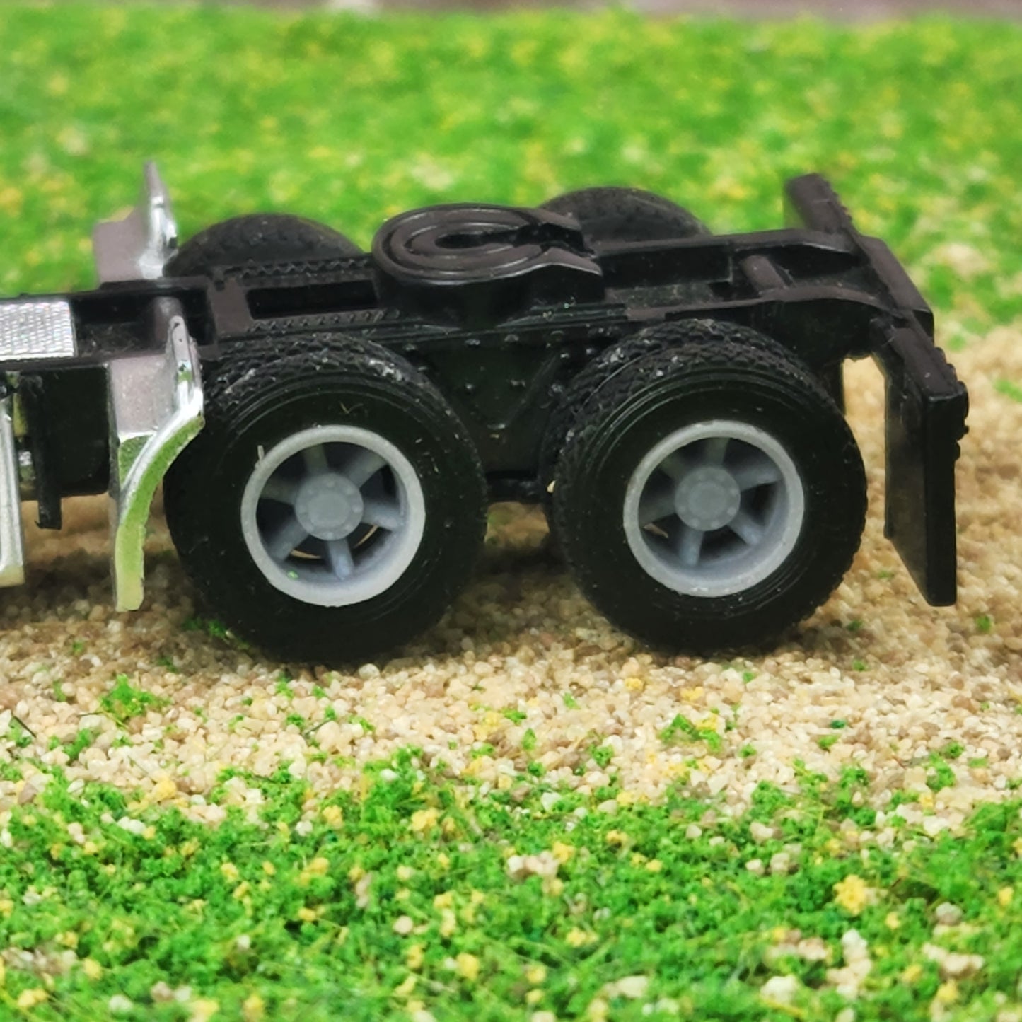 1:87 HO 3D Printed Semi Truck 6 Spoke Dayton Style Wheels and Tires Full Set