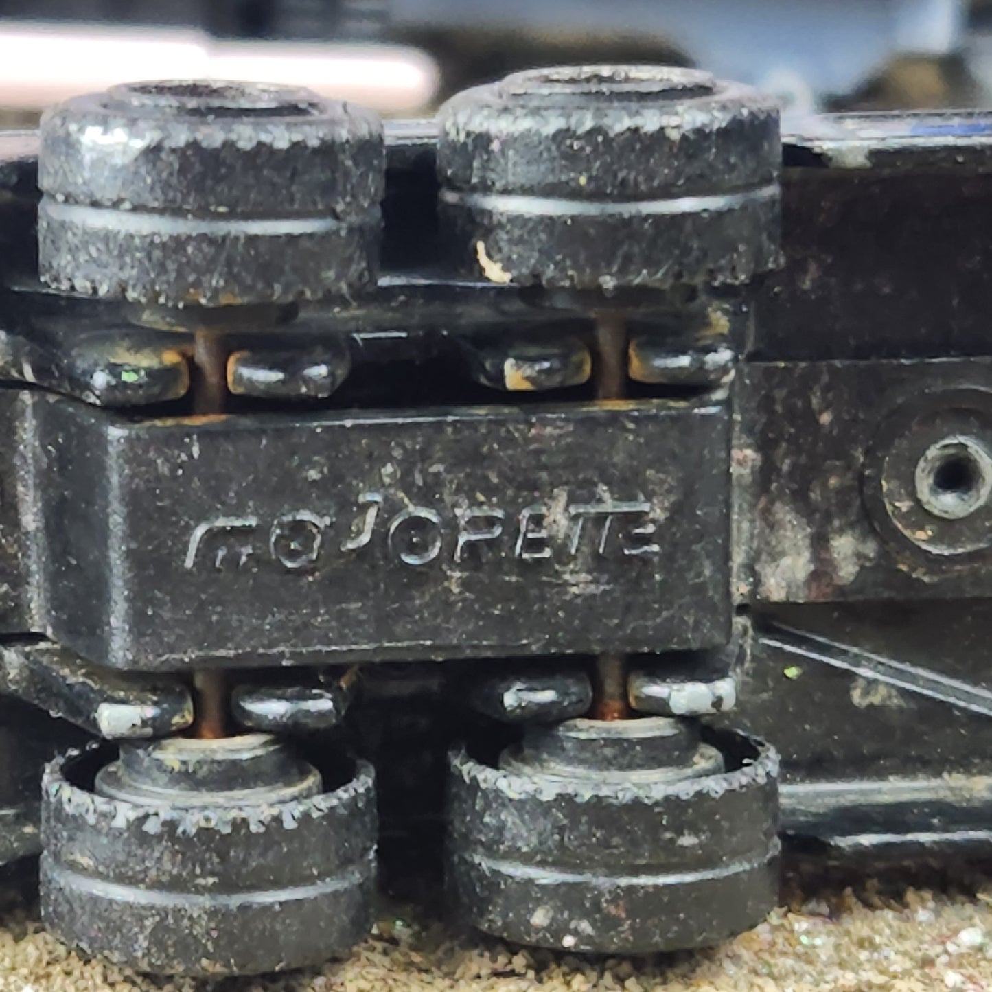 1:87 Majorette Boat Trailer Only Black