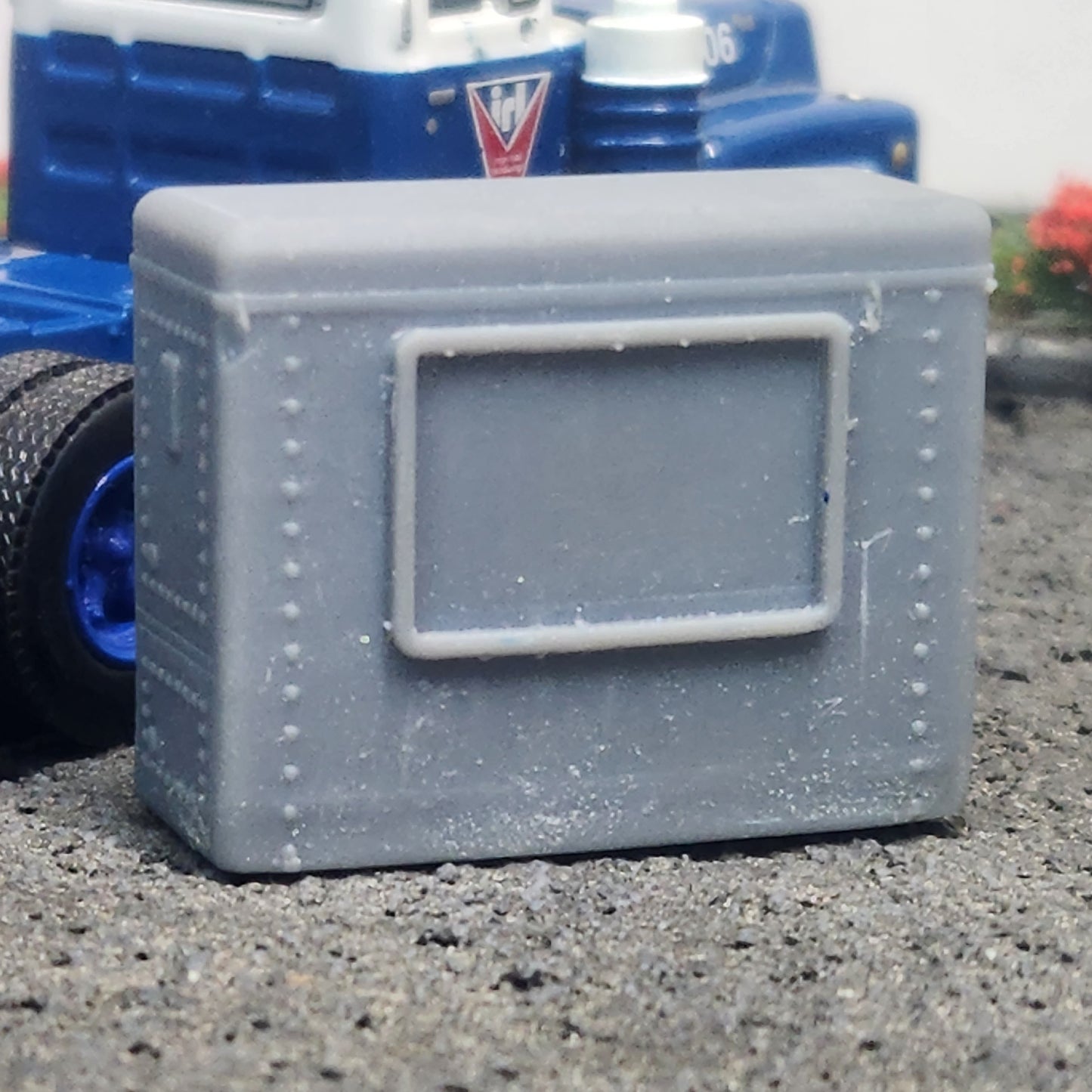 1:64 3D Printed Vintage Rest Rite Style 36" Semi Truck Sleeper For DCP Speccast
