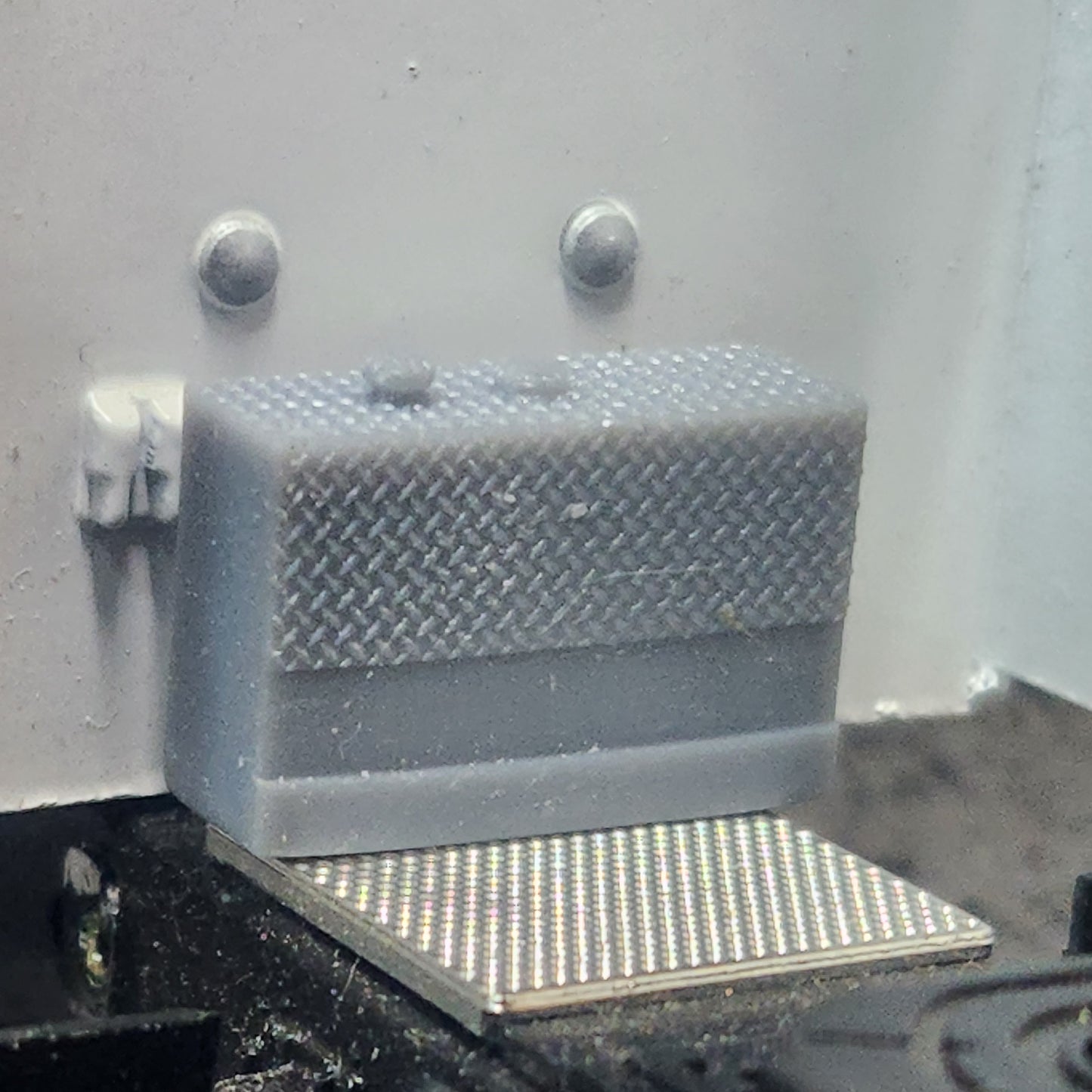 1:50 3D Printed Wet Kit 50 Gallon Hydraulic Tank Diamond Plate Semi Truck