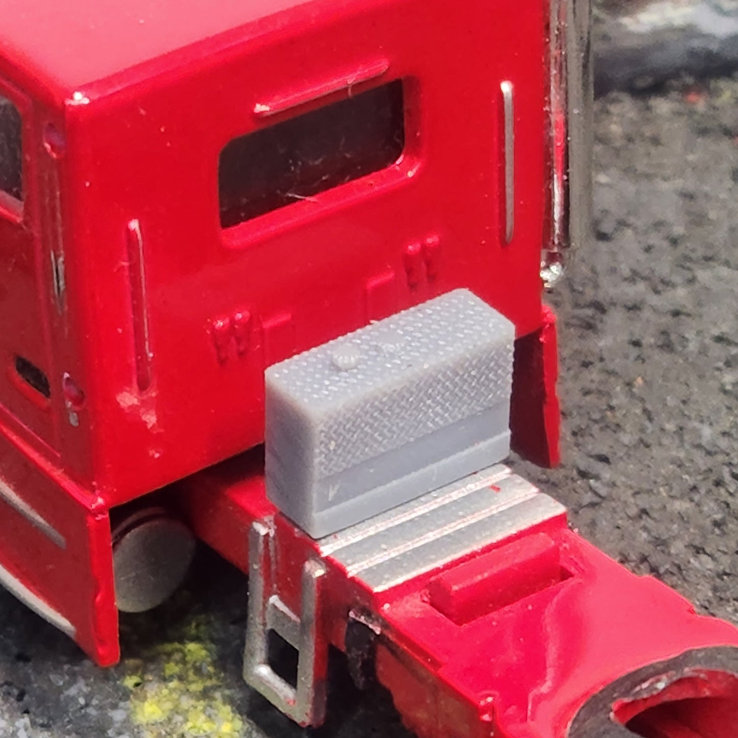 1:87 3D Printed Wet Kit 50 Gallon Hydraulic Tank Diamond Plate Semi Truck