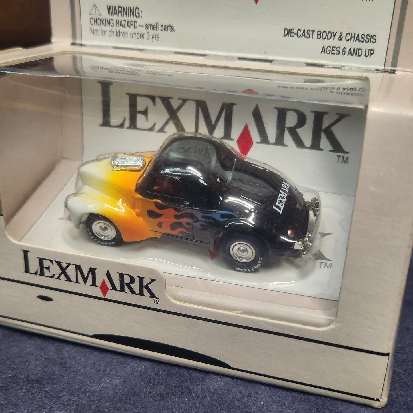 Lexmark Johnny Lightning 1:64 Willys Coupe with Flames