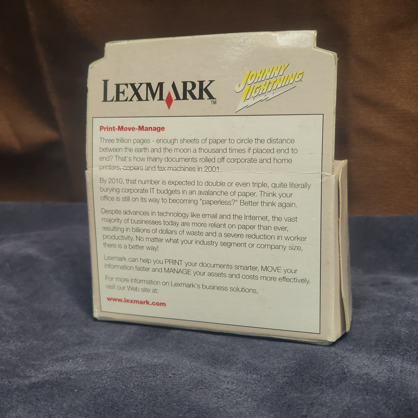 Lexmark Johnny Lightning 1:64 Willys Coupe with Flames