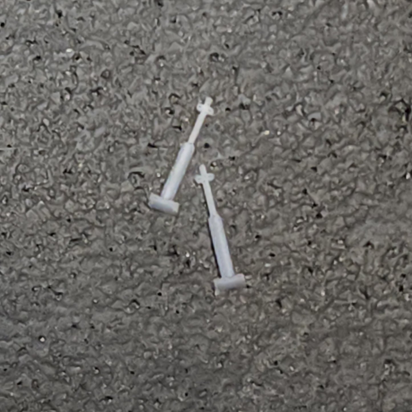 1:87 HO 3D Printed Semi Truck Hose Wire 36 Inch Pogo Stick Pair of 2