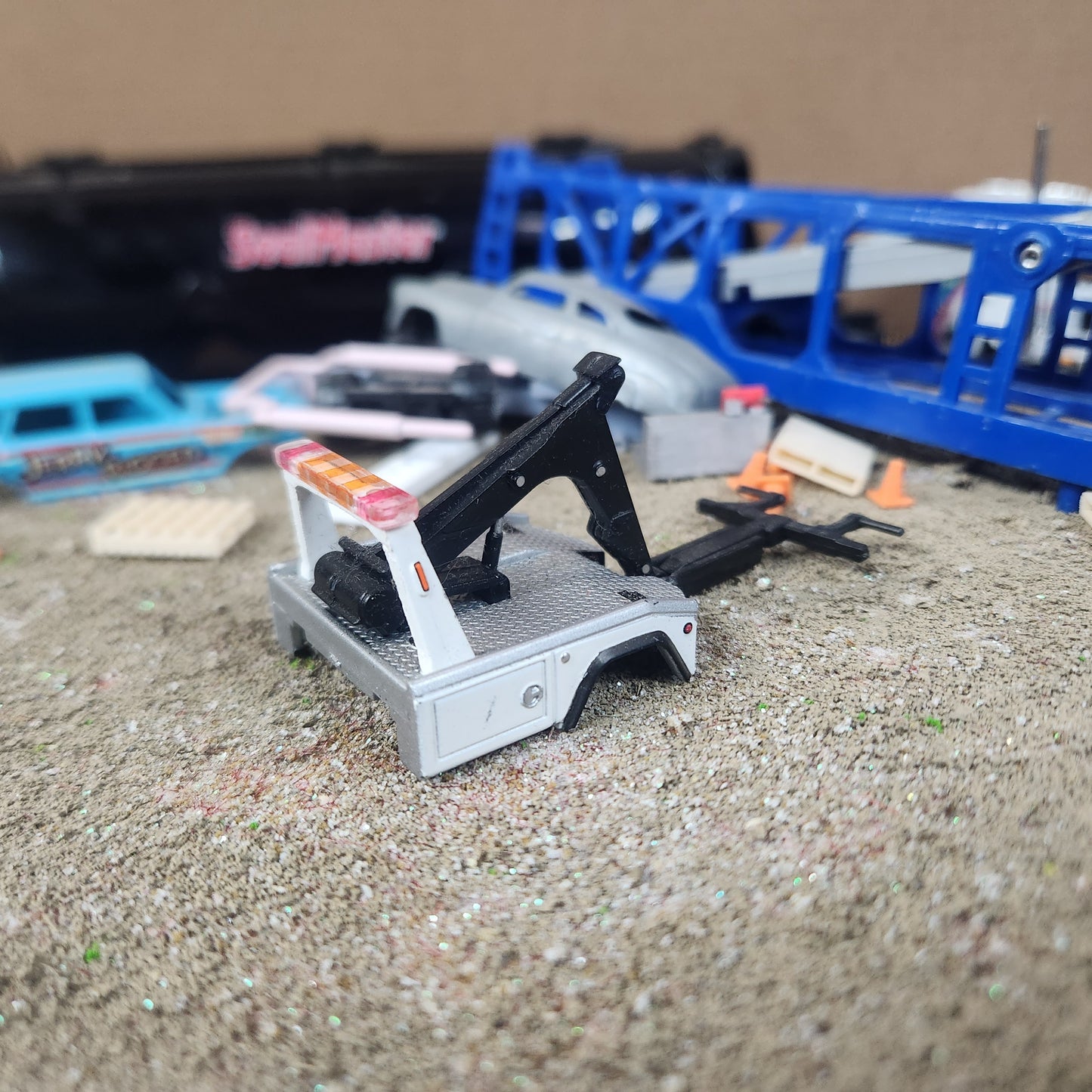 1:64 Greenlight Tow Truck Bed Body with Lights