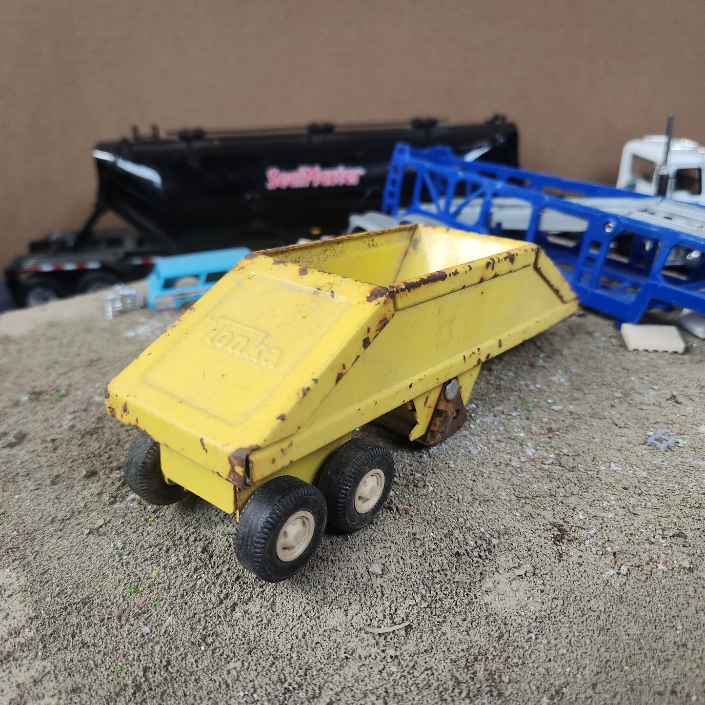Vintage Tonka Bottom Dump Trailer Unkown Scale 1:50-1:43