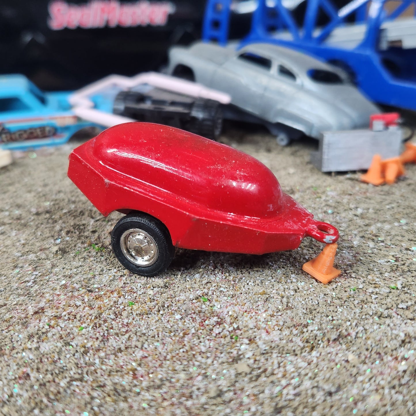 1:43 Solido Moto Pompe Guinard Trailer