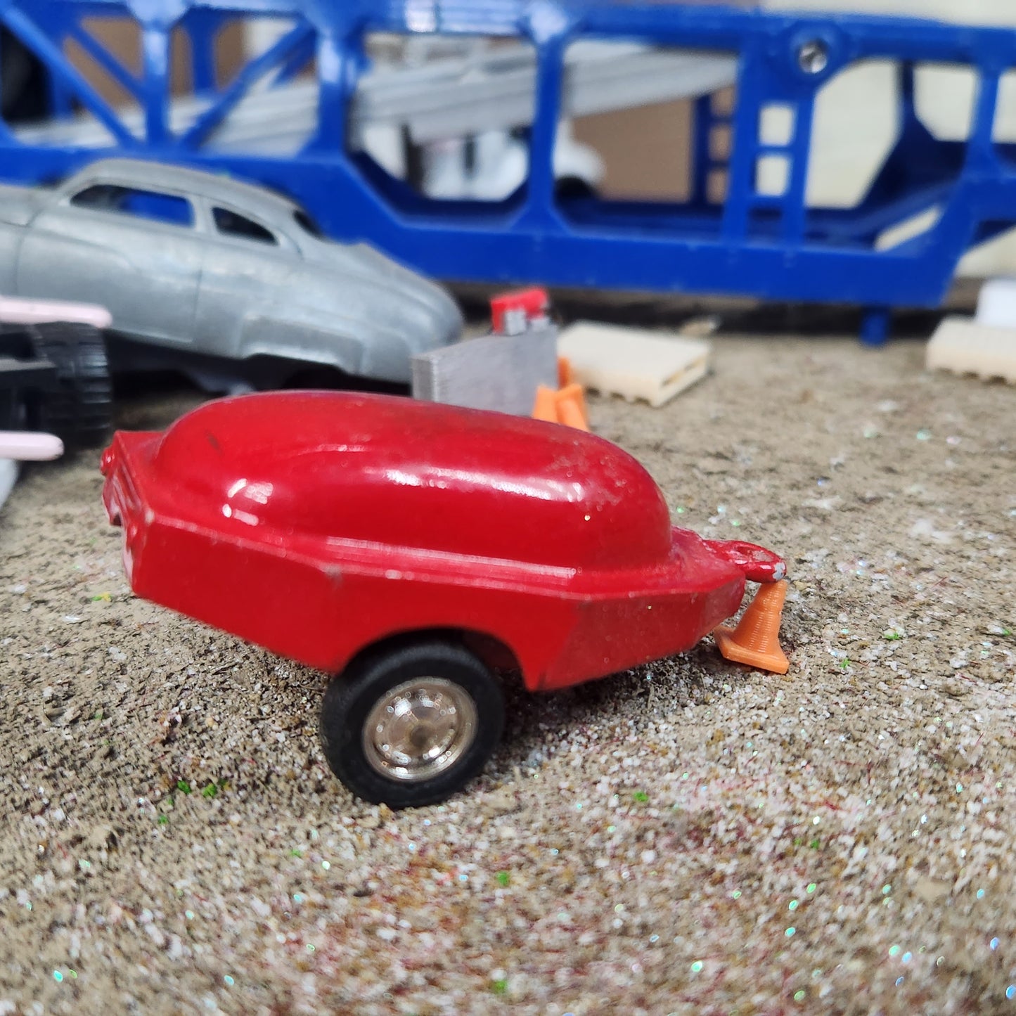 1:43 Solido Moto Pompe Guinard Trailer