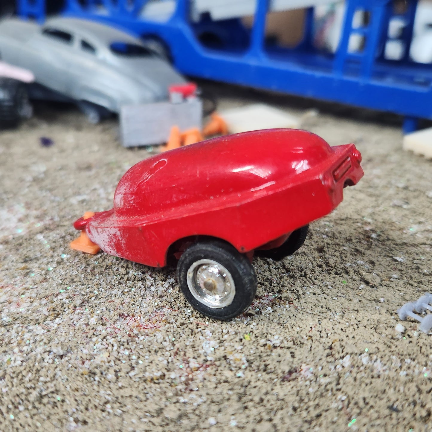1:43 Solido Moto Pompe Guinard Trailer