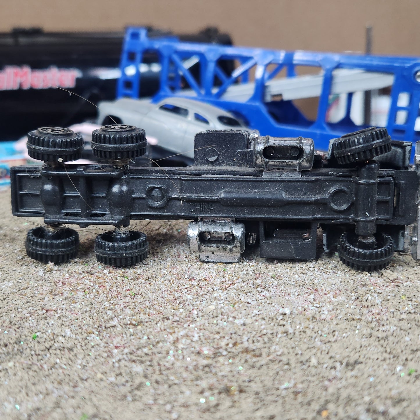 1:87 China Kenworth Style Semi Truck Black
