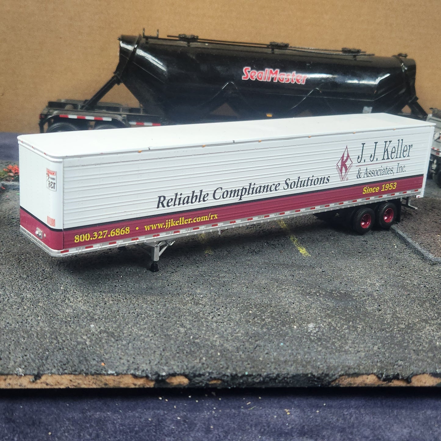 First Gear/DCP 1:64 Scale Dry Van Trailer Only JJ Keller