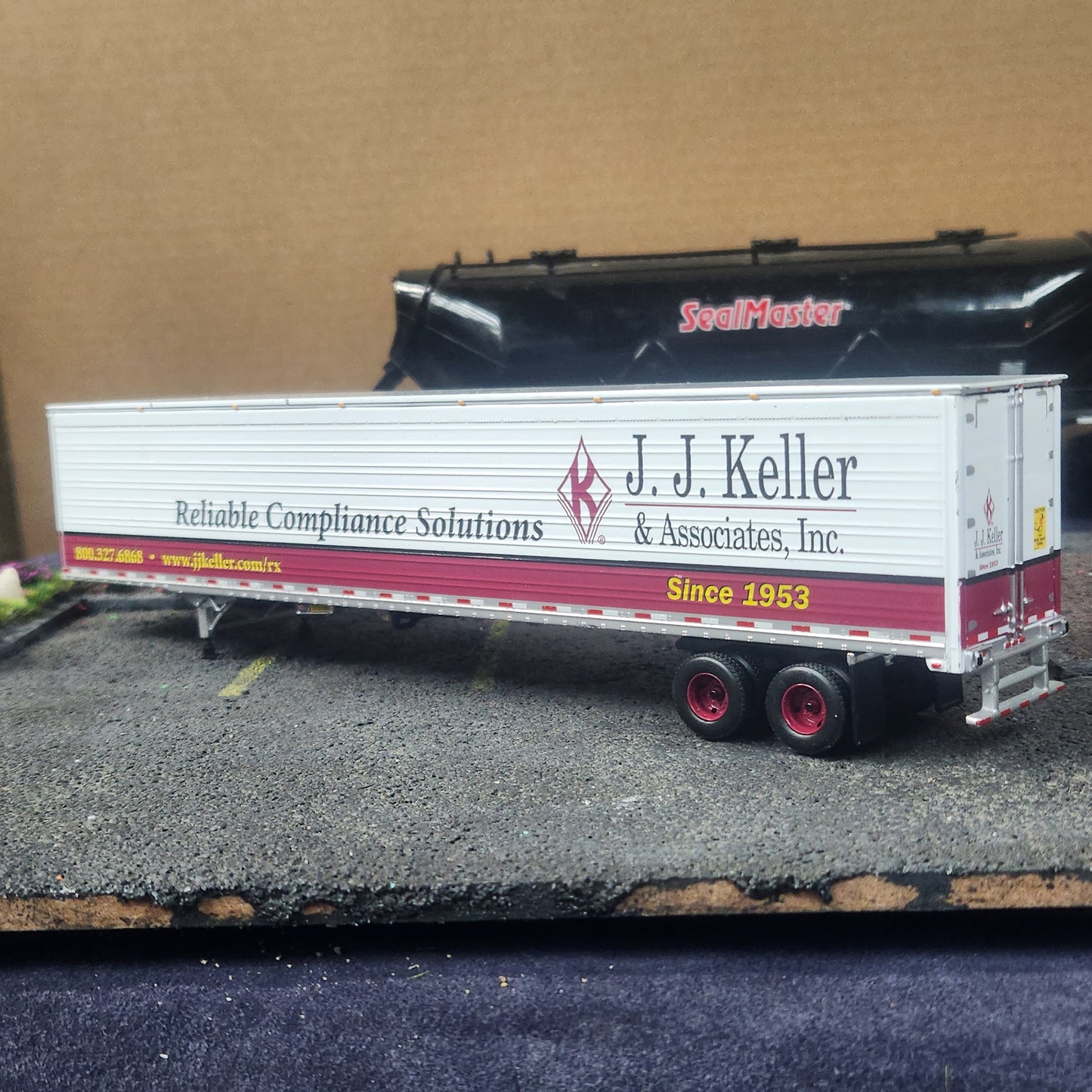 First Gear/DCP 1:64 Scale Dry Van Trailer Only JJ Keller