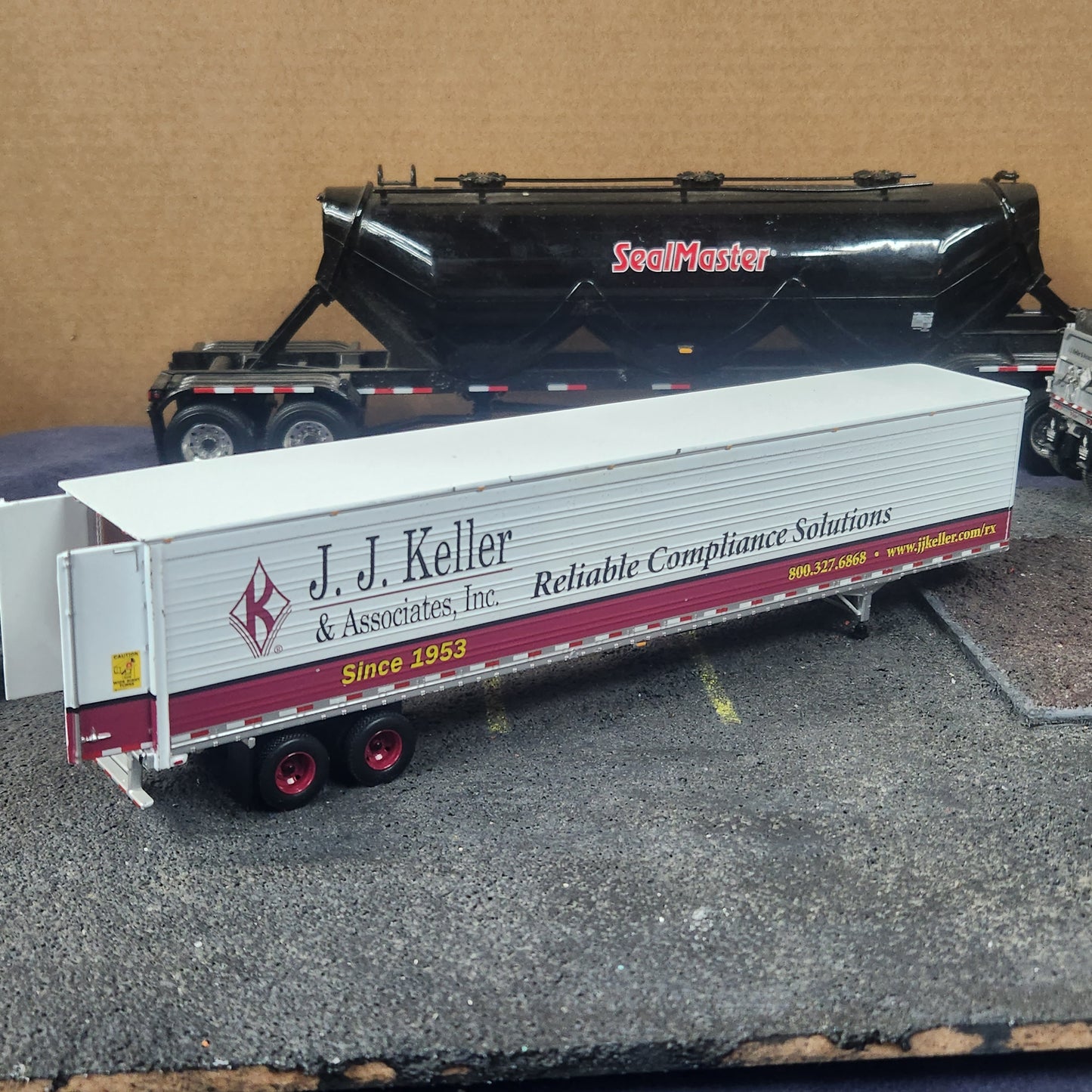 First Gear/DCP 1:64 Scale Dry Van Trailer Only JJ Keller