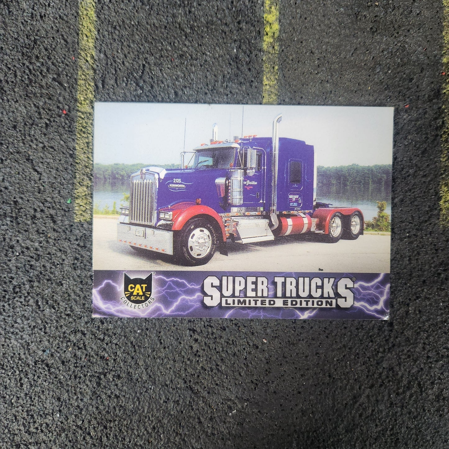 Cat Scale Collectibles Super Trucks Collectible Card