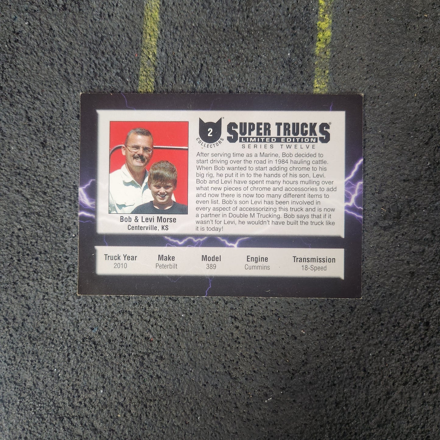 Cat Scale Collectibles Super Trucks Collectible Card
