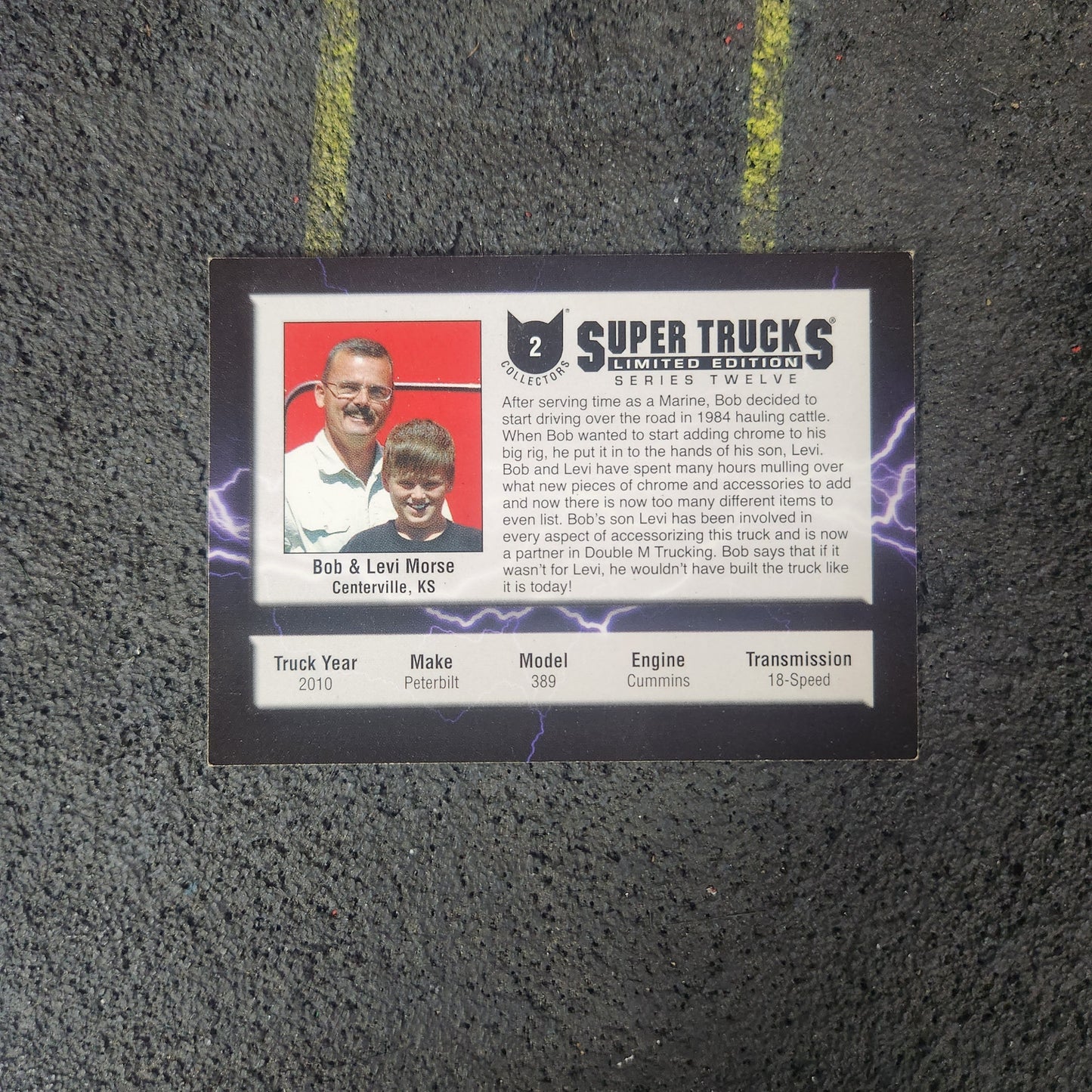 Cat Scale Collectibles Super Trucks Collectible Card