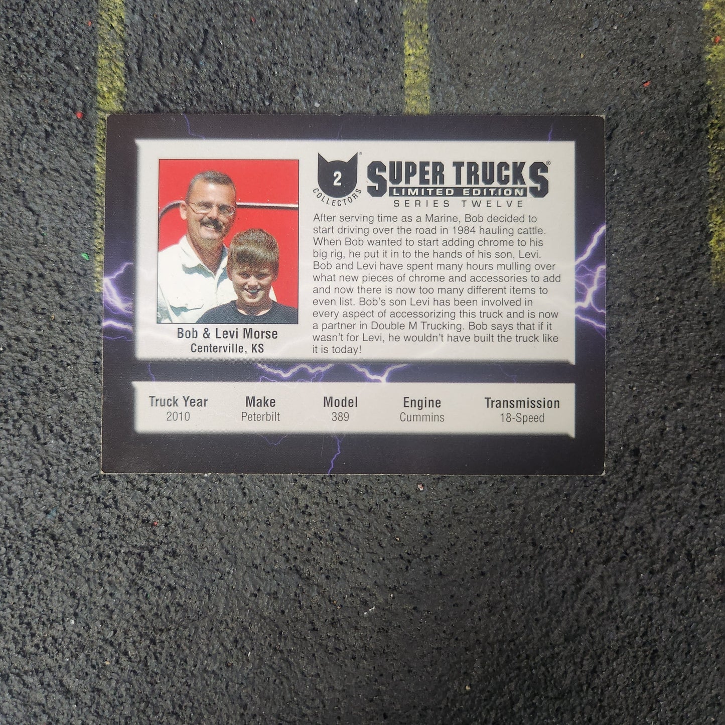 Cat Scale Collectibles Super Trucks Collectible Card