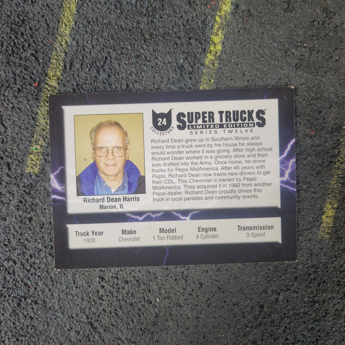 Cat Scale Collectibles Super Trucks Collectible Card