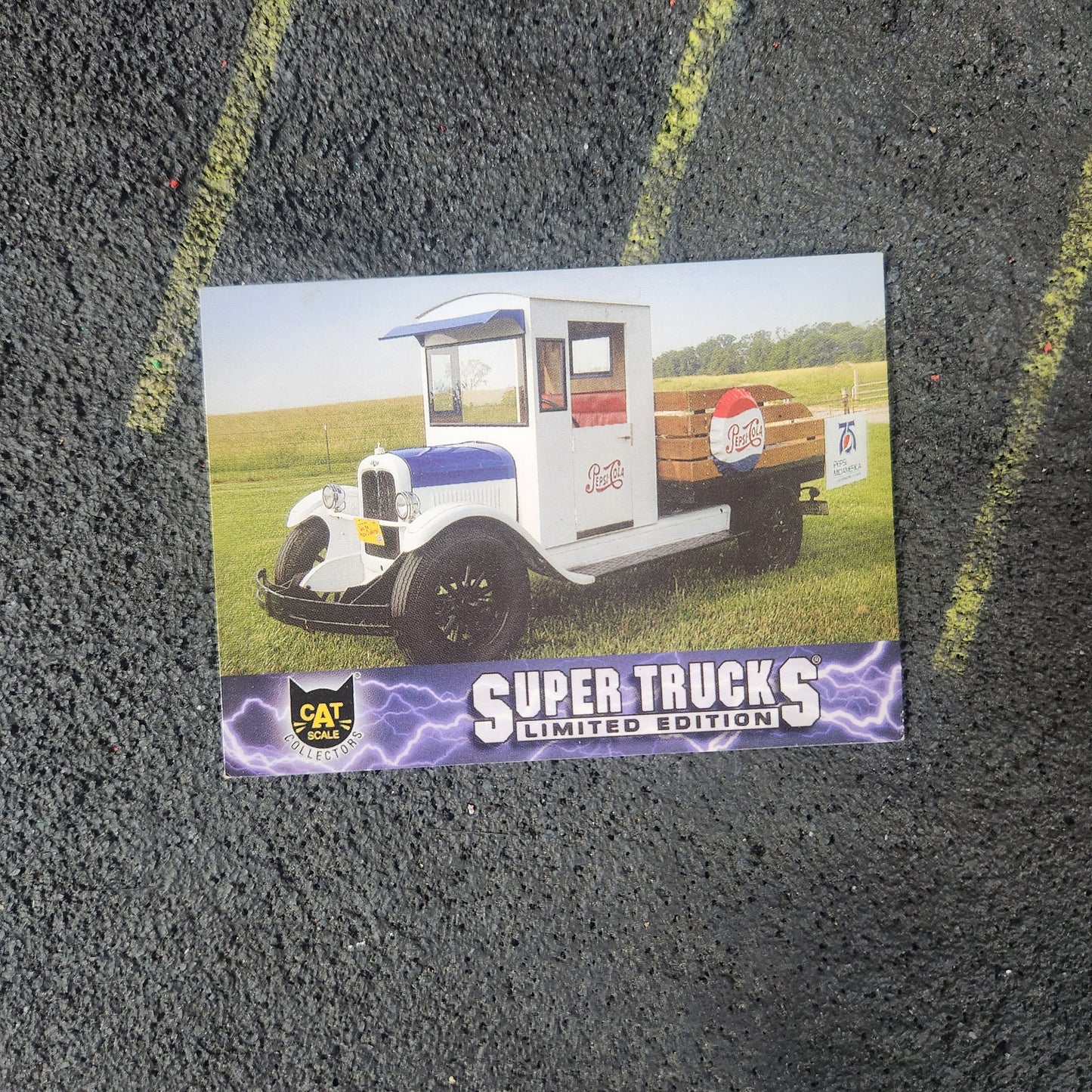 Cat Scale Collectibles Super Trucks Collectible Card
