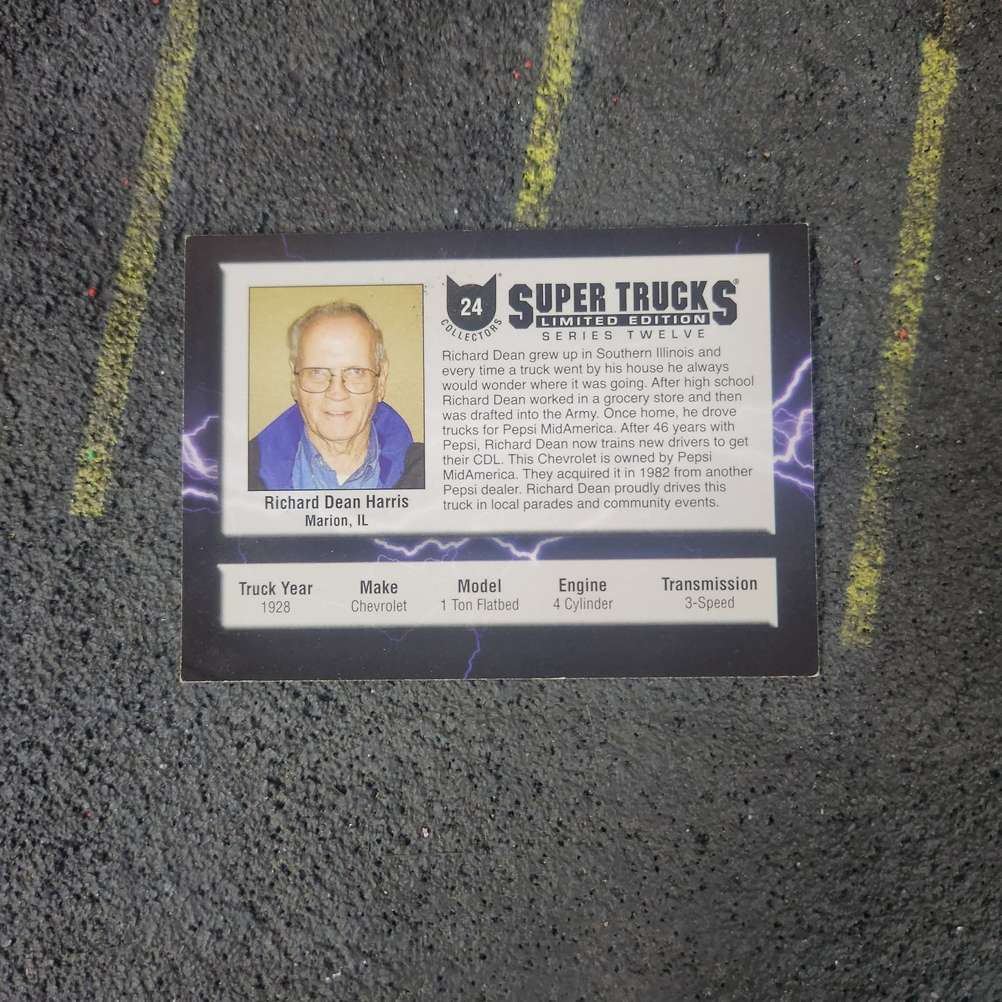 Cat Scale Collectibles Super Trucks Collectible Card