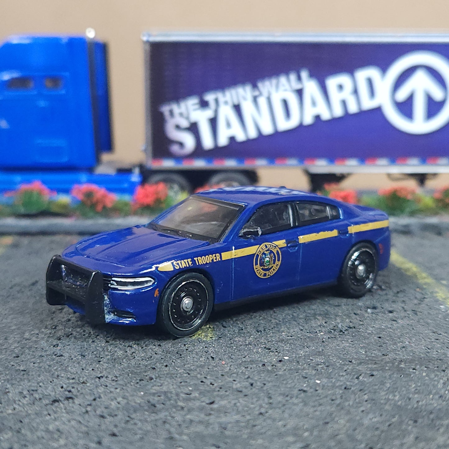 1:64 Scale Greenlight New York State Police 2017 Dodge Charger Pursuit Interceptor