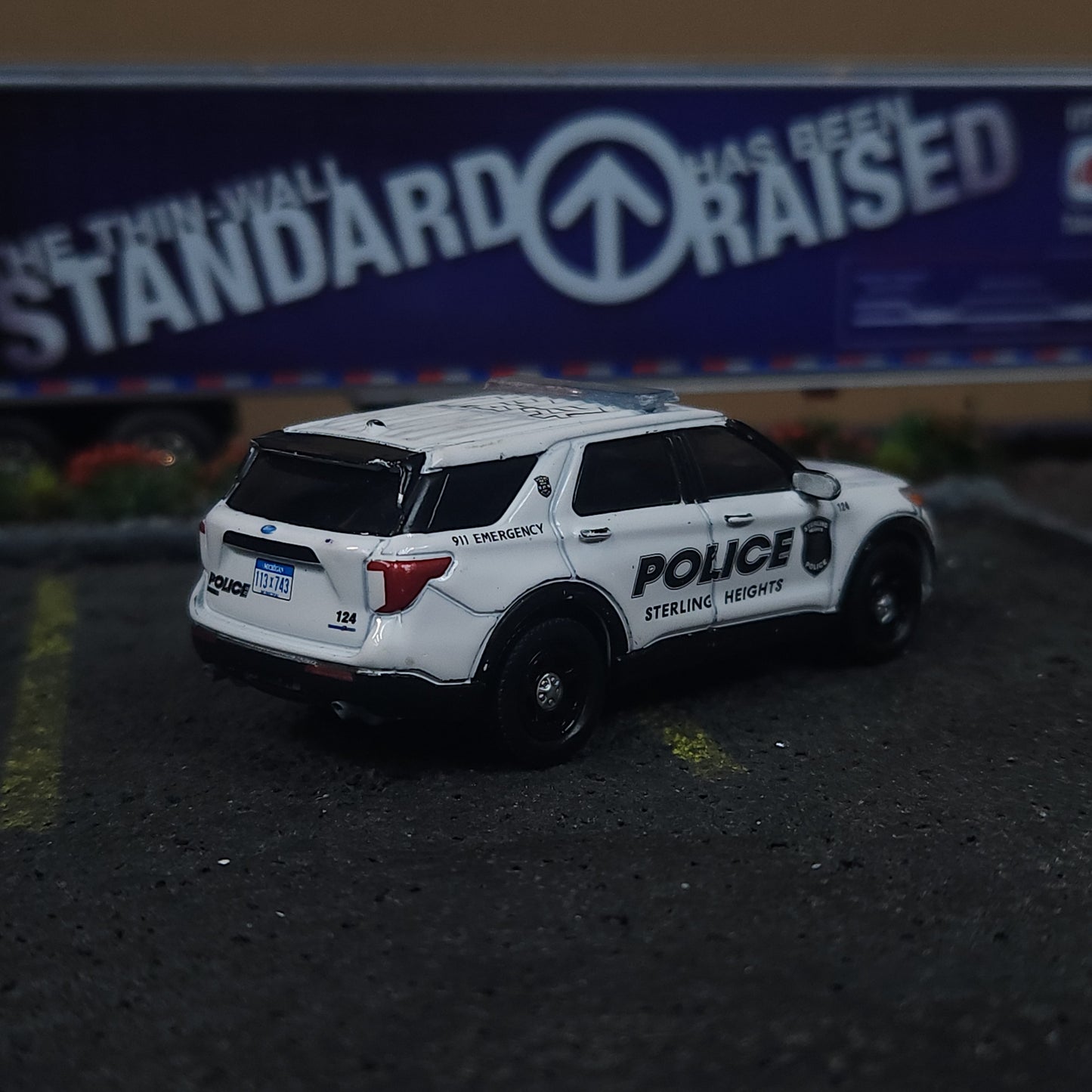 1:64 Scale Greenlight Sterling Heights Michigan 2020 Ford Explorer Utility