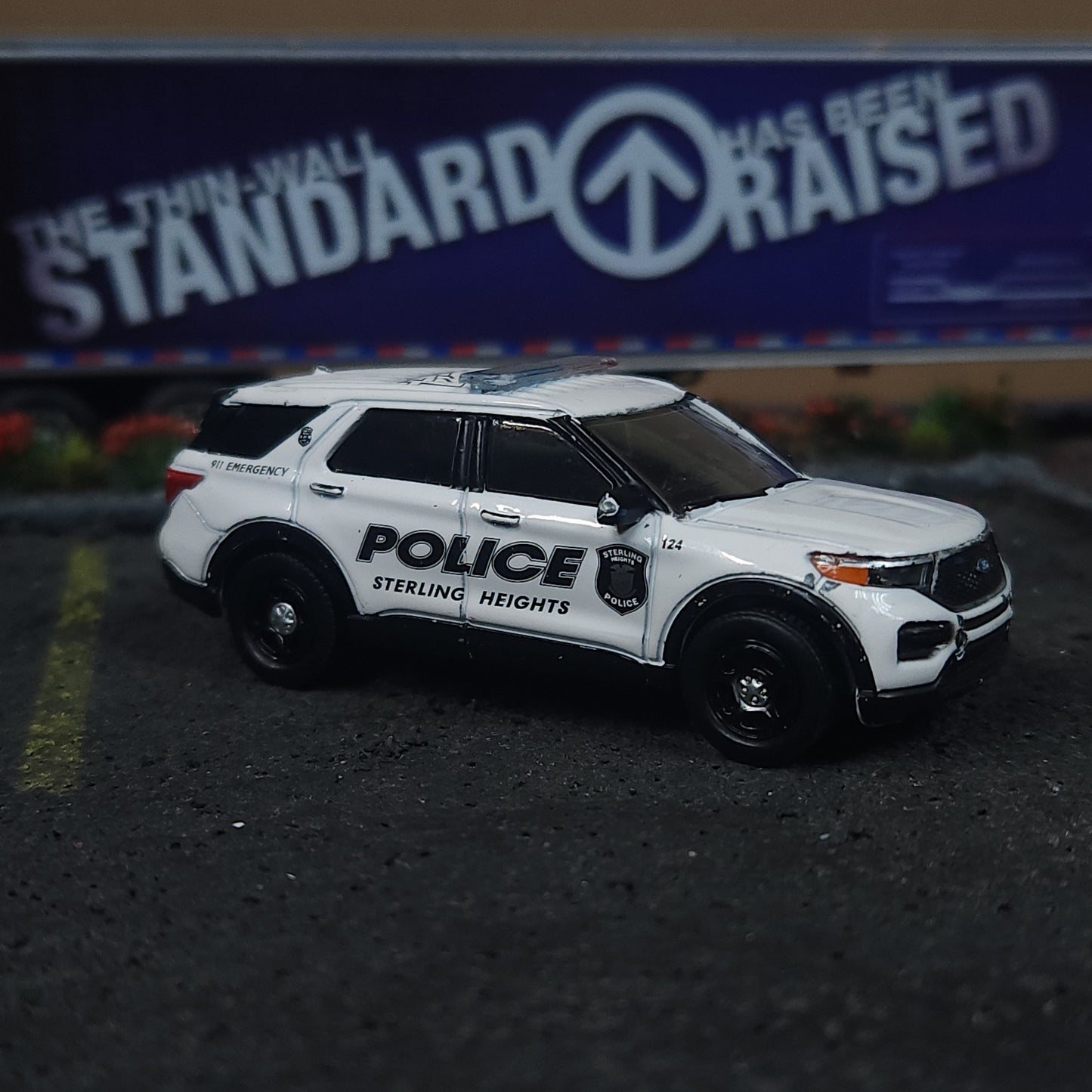 1:64 Scale Greenlight Sterling Heights Michigan 2020 Ford Explorer Utility