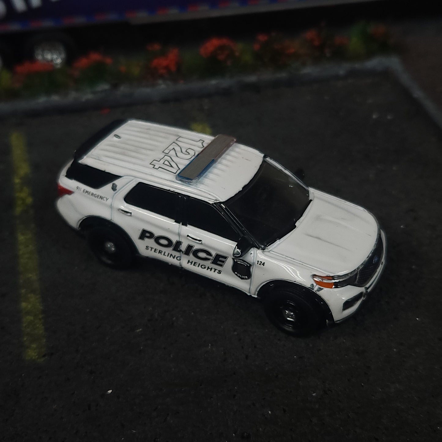 1:64 Scale Greenlight Sterling Heights Michigan 2020 Ford Explorer Utility