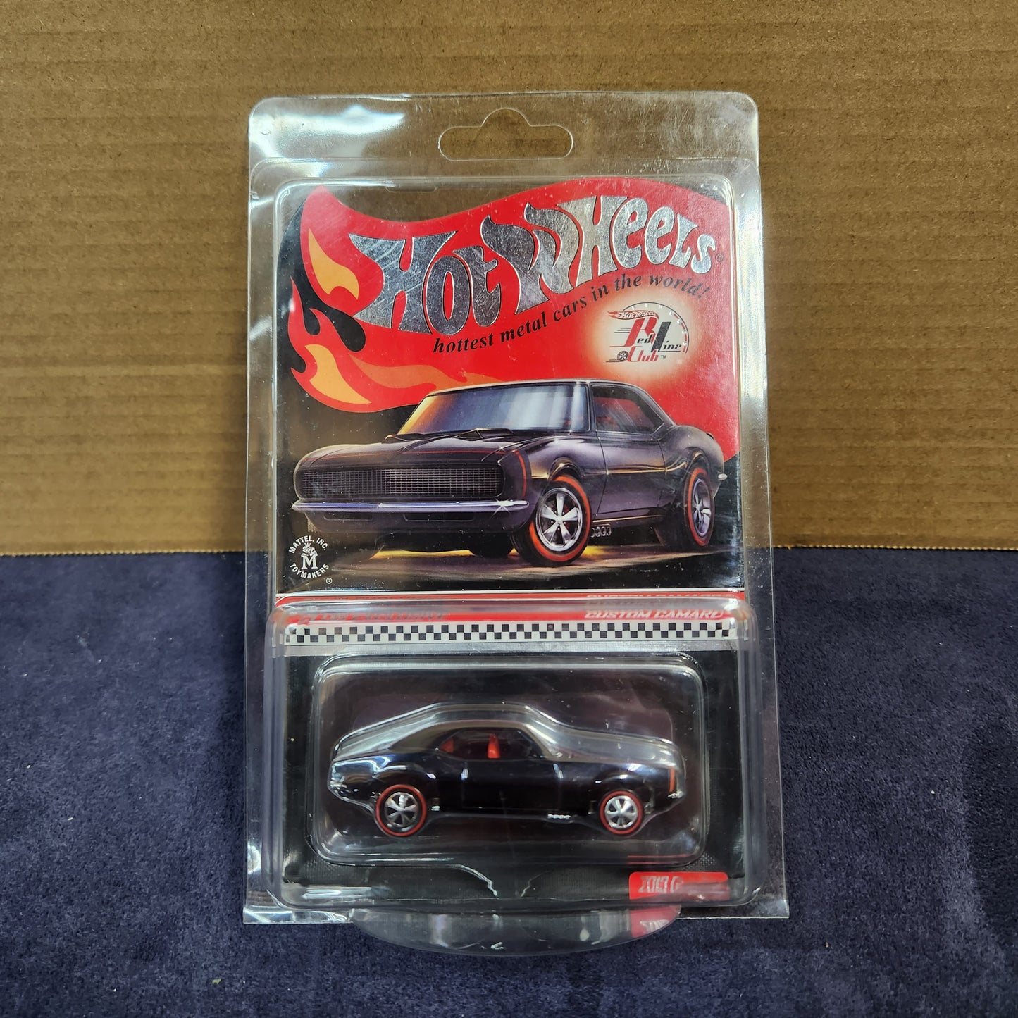 Hot Wheels Redline Club Exclusive 2019 Club Car Custom Camaro with Button