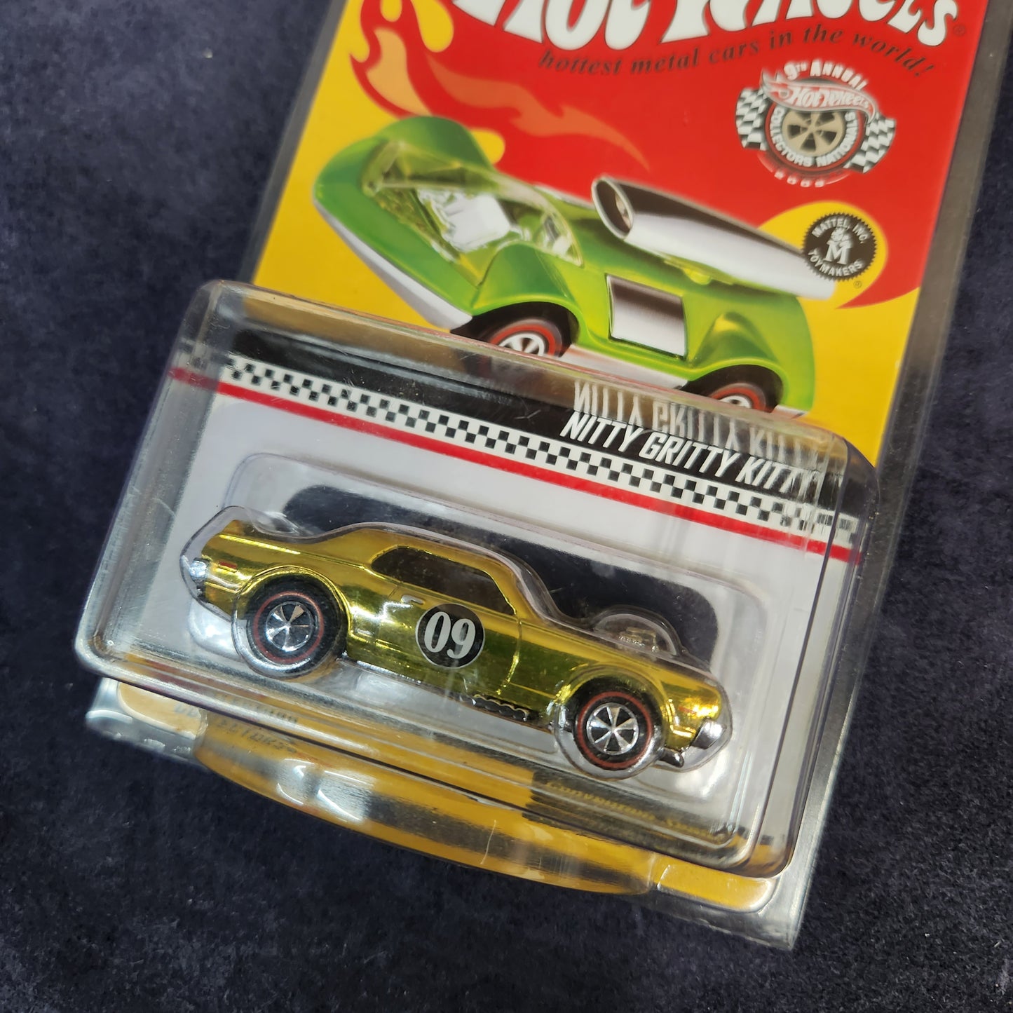 Hot Wheels Redline Club RLC Nitty Gritty Kitty Yellow 2823/7000