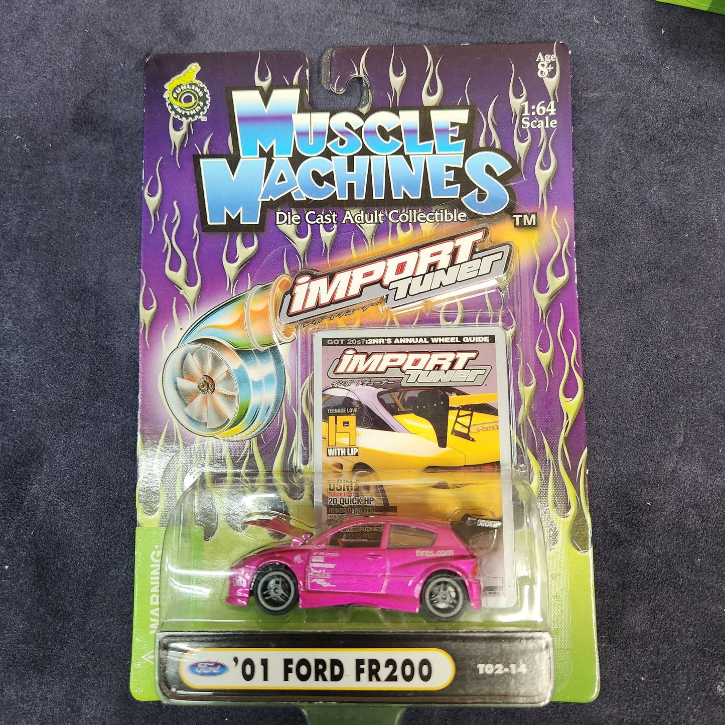 Muscle Machines 1:64 Import Tuners Set of 3 Cars Subaru WRX Toyota Supra Ford FR200