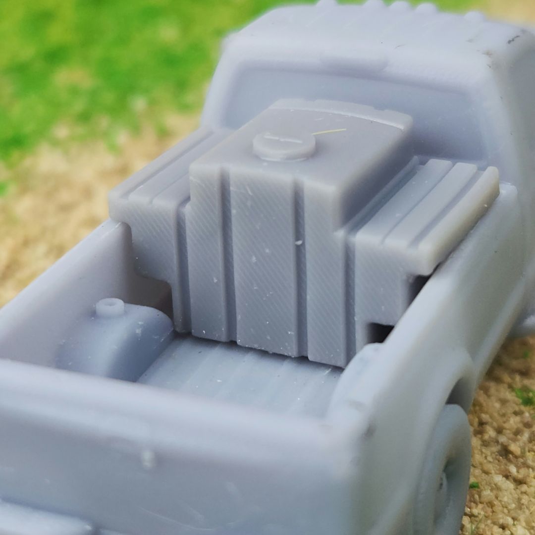 1:87 HO Scale 3D Printed 300 Gallon Truck Bed Liquid Transportation Tank