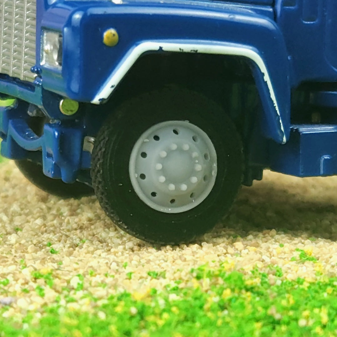 1:64 Scale 3D Printed Semi Truck 10 Hole Style Wheels and Tires Full Set 2 Sizes