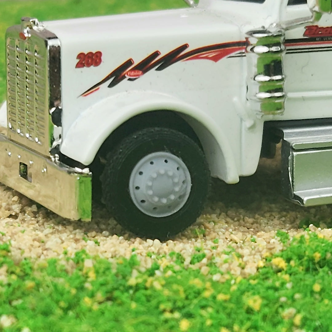 1:87 HO Scale 3D Printed Semi Truck 10 Hole Style Wheels and Tires Full Set