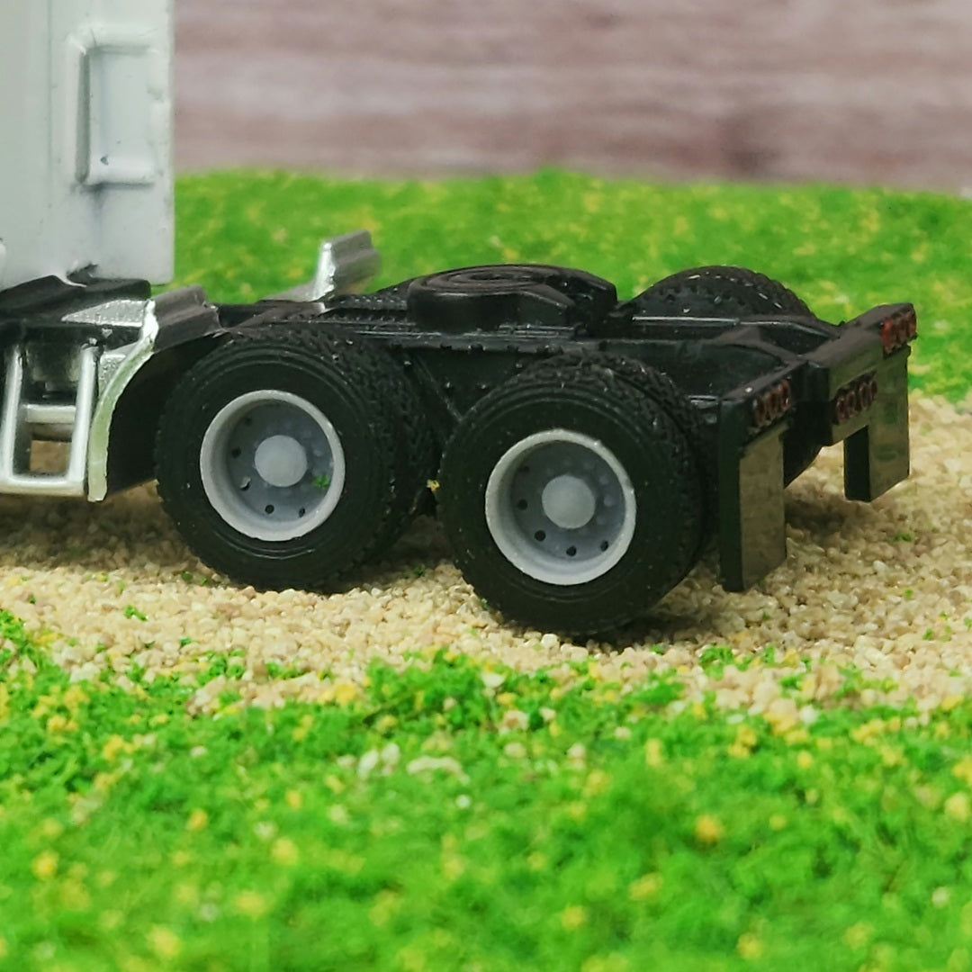 1:87 HO Scale 3D Printed Semi Truck 10 Hole Style Wheels and Tires Full Set