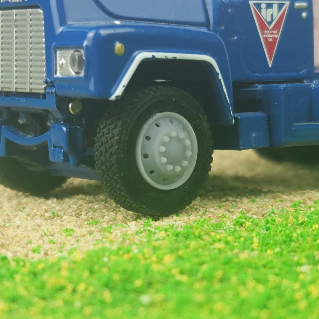 1:64 3D Printed Semi Truck 10 Hole Style Front Float Super Single Wheels Tires