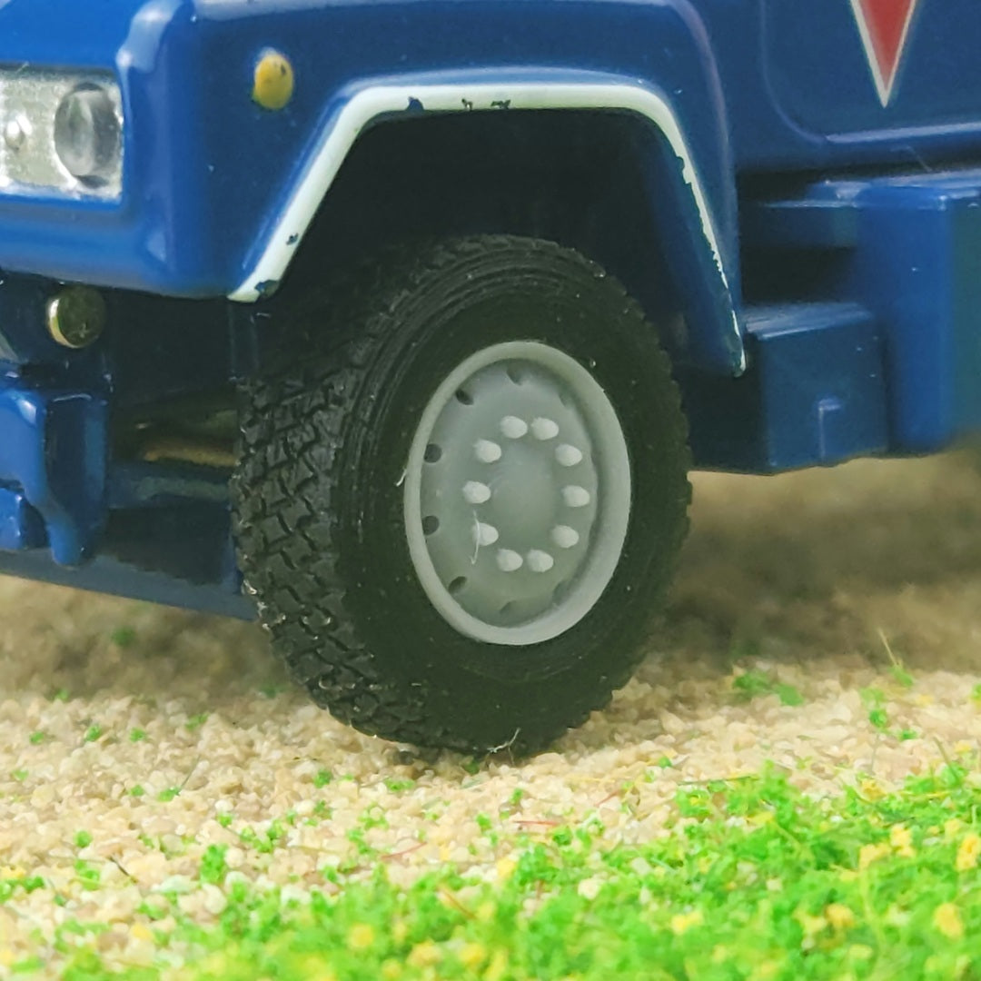 1:64 3D Printed Semi Truck Heavy Haul Style Front Float Super Single Wheels Tire
