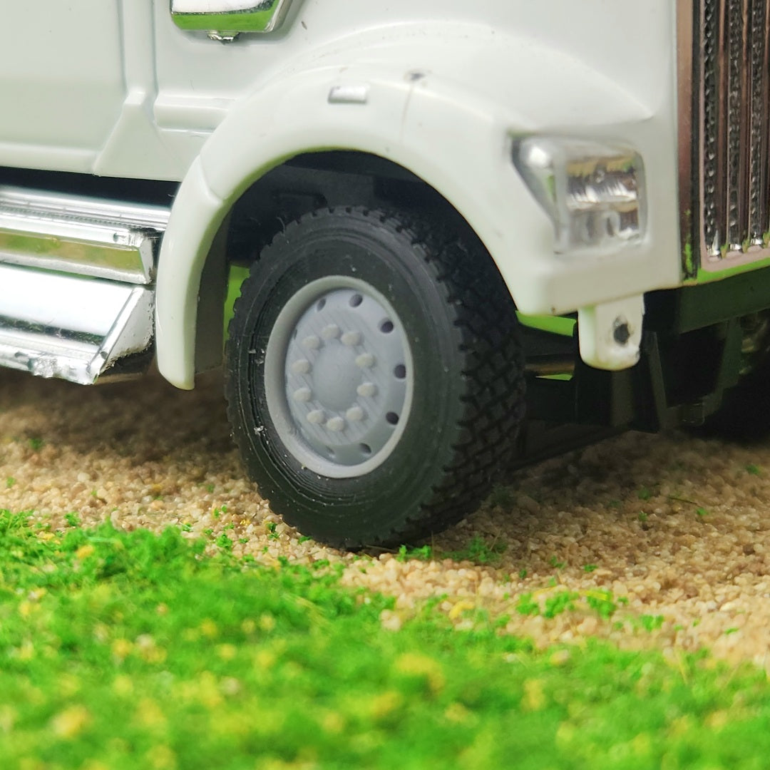 1:50 3D Printed Semi Truck Heavy Haul Style Front Float Super Single Wheels Tire