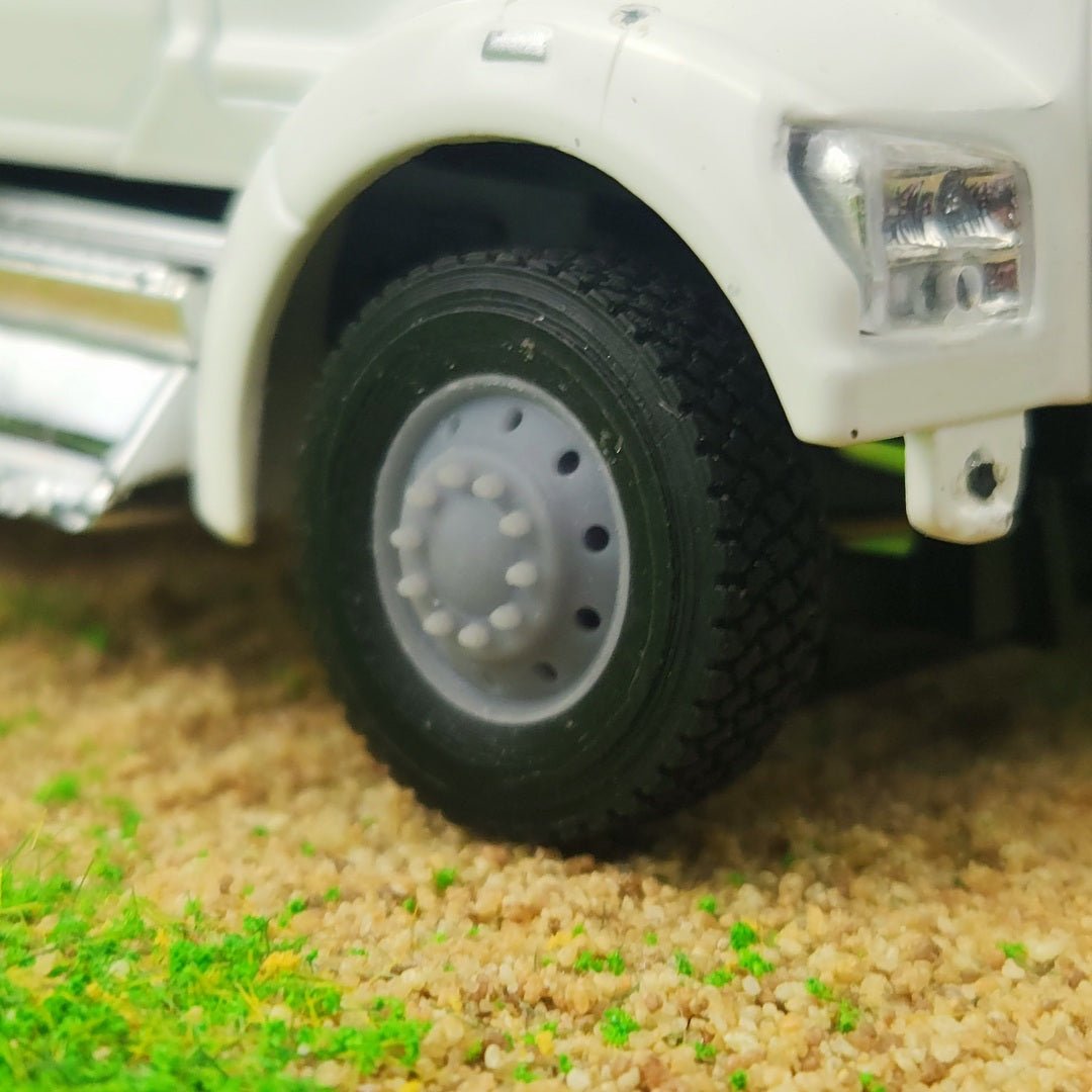 1:50 3D Printed Semi 10 Hole Style Front Float Super Single Wheels Tires